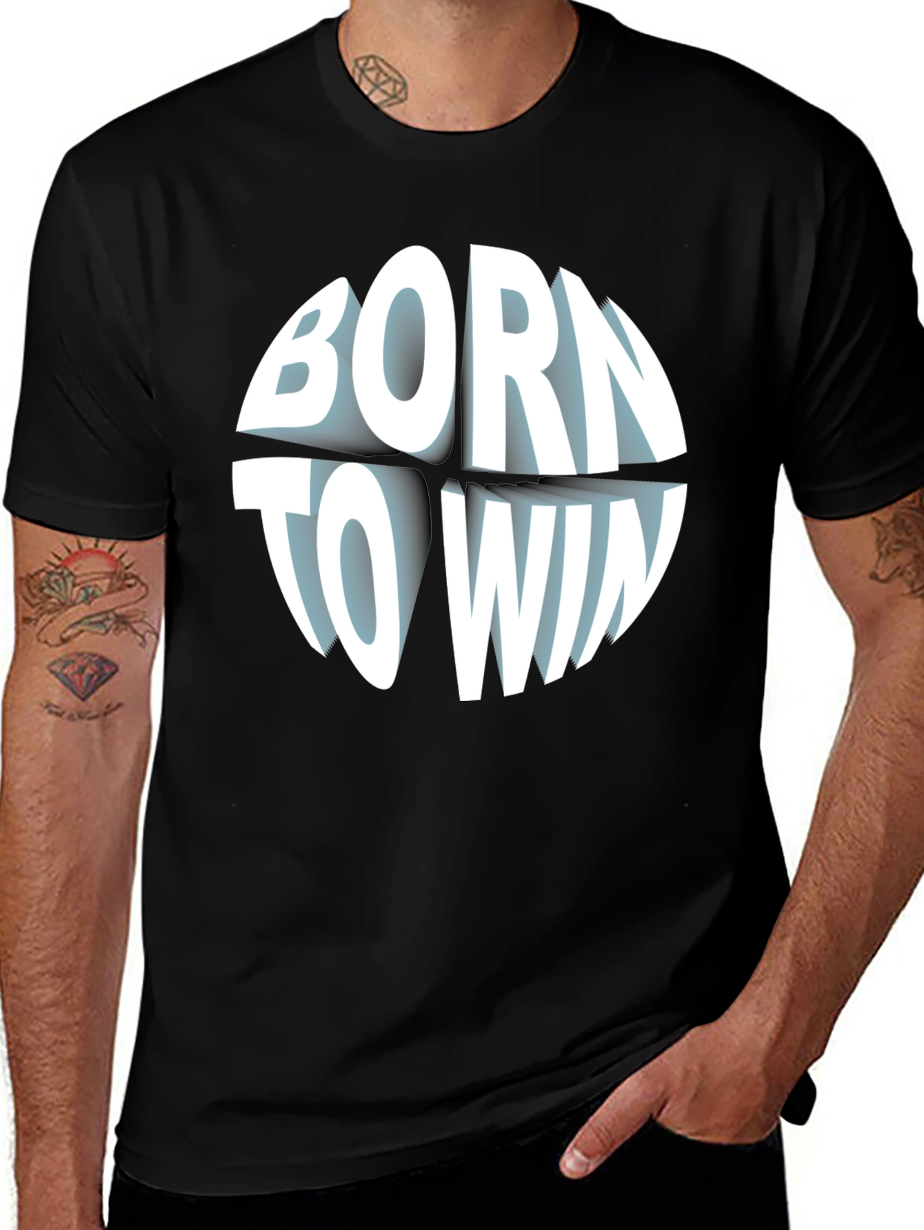 Variant 25 of Born to Win Graphic Tee