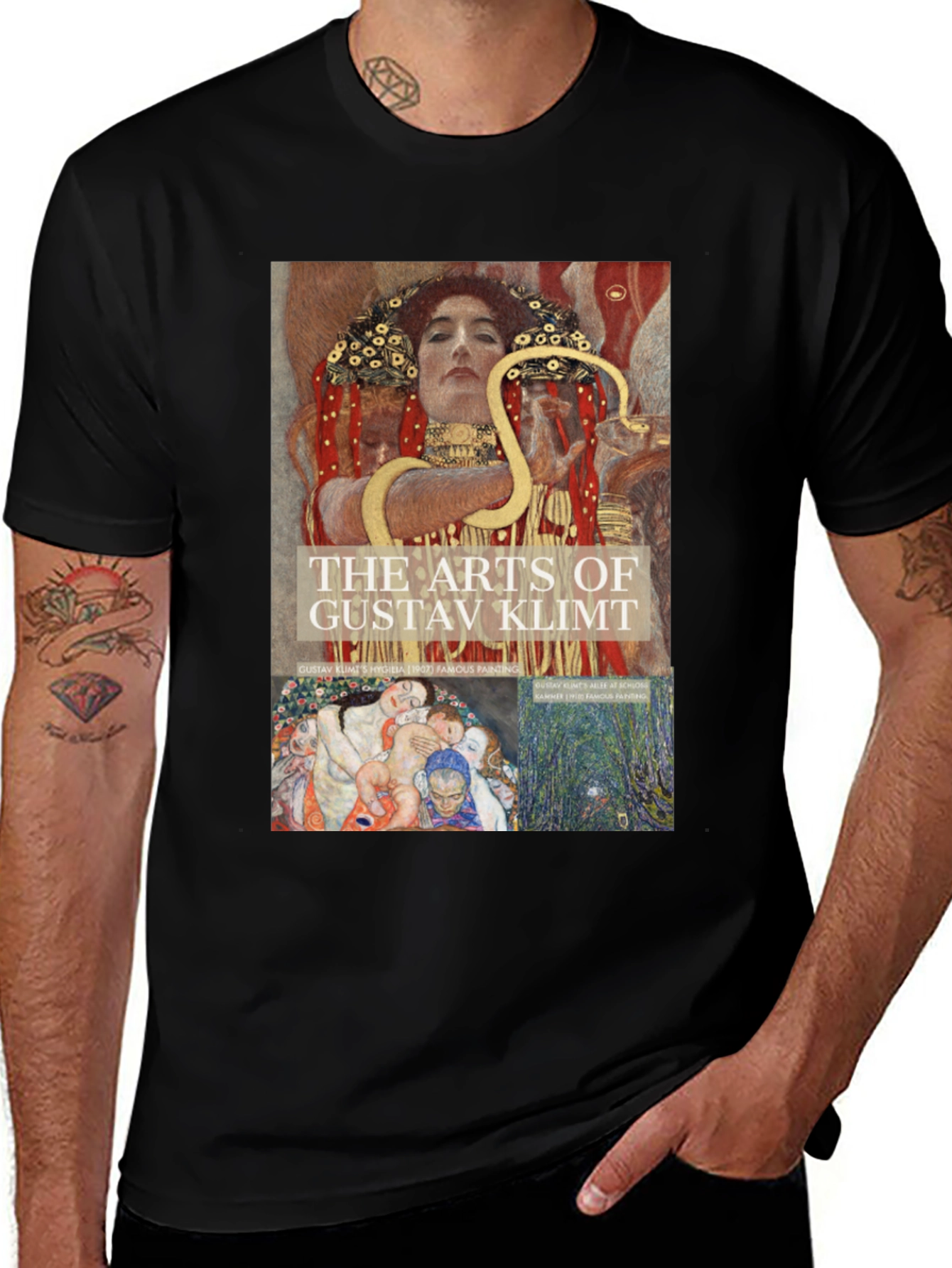 Variant 17 of Gustav Klimt Art Graphic Tee