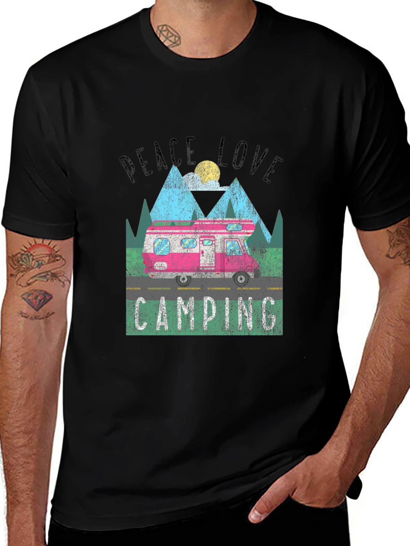 Variant 13 of Peace Love Camping T-Shirt