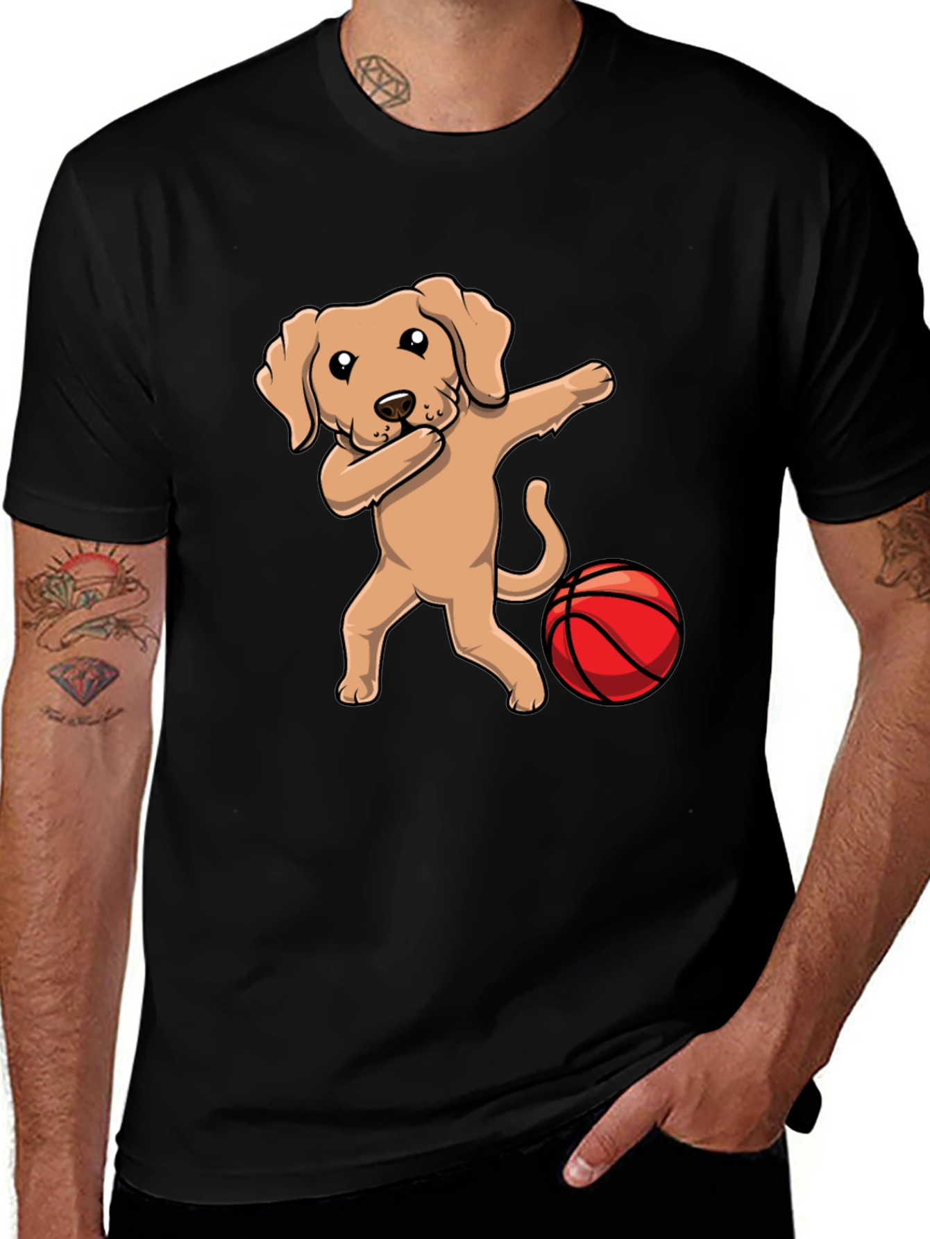 Variant 16 of Dabbing Dog T-Shirt