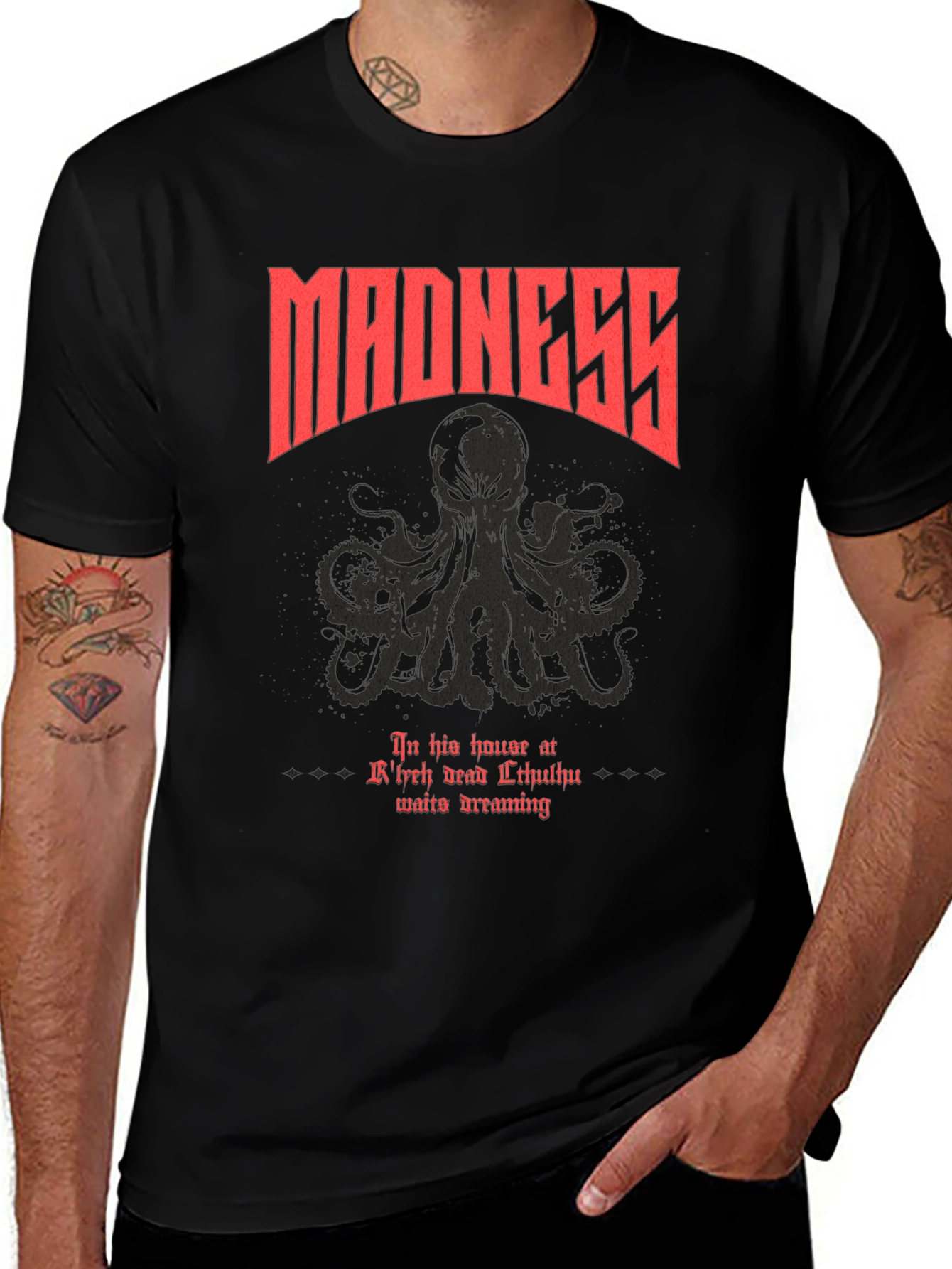 Madness Cthulhu T-Shirt - In His House at R'lyeh