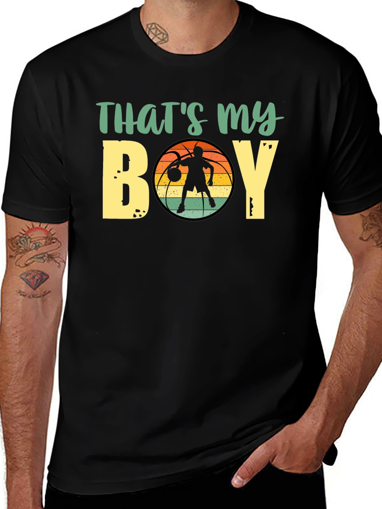 Variant 16 of That's My Boy Basketball Graphic T-Shirt