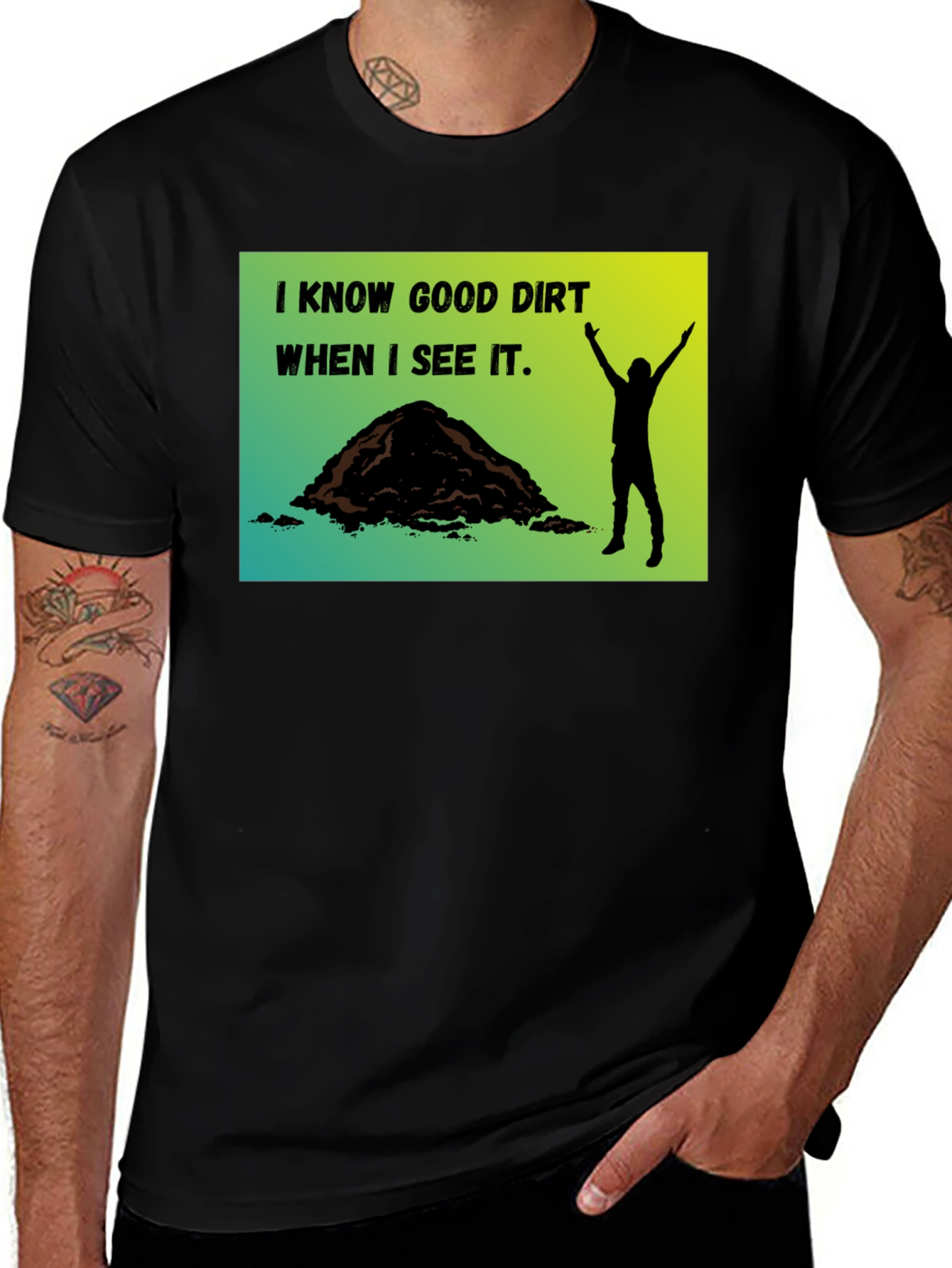 Variant 4 of I Know Good Dirt T-Shirt - Gardener's Humor