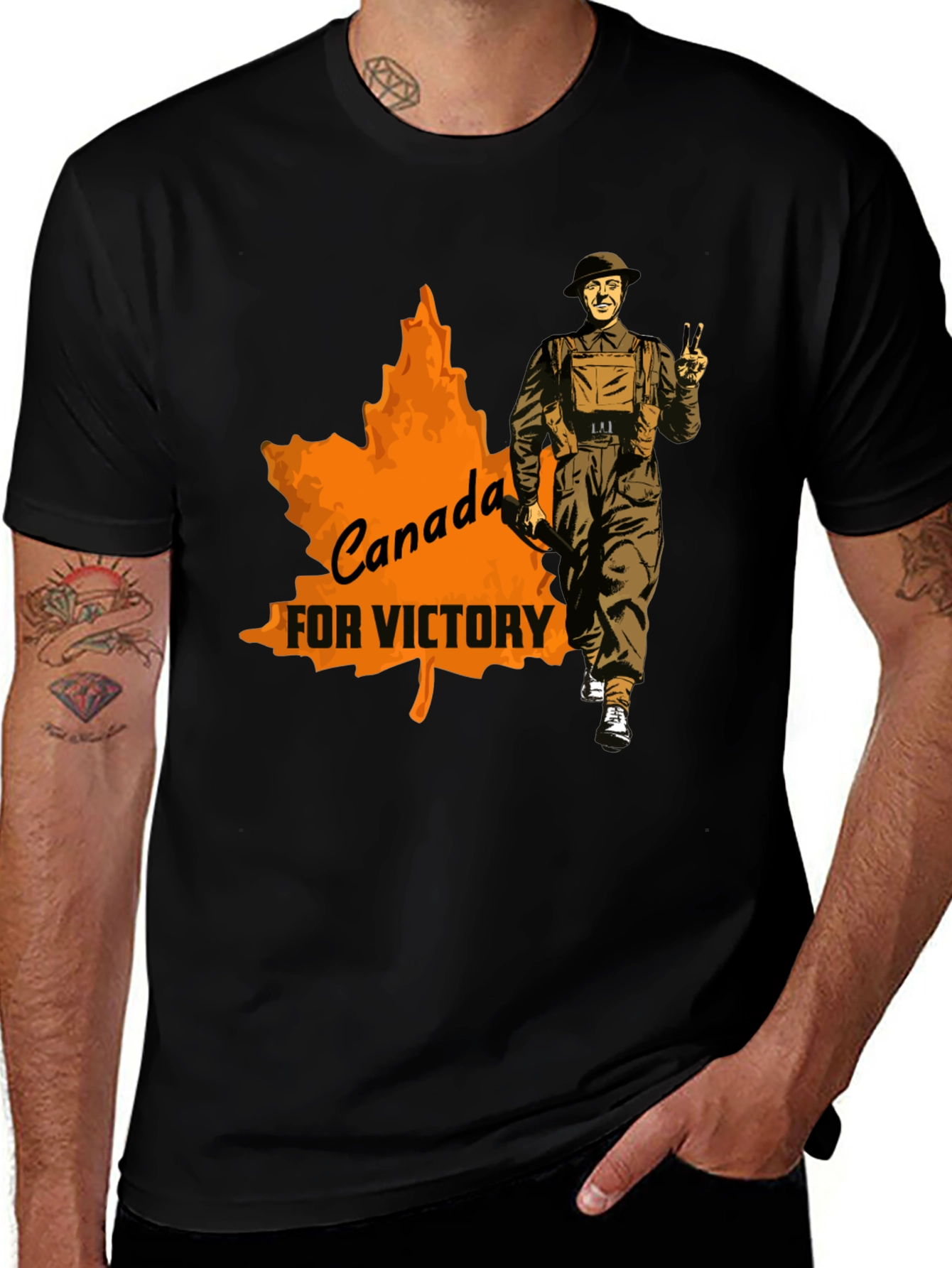 Canada for Victory Graphic T-Shirt