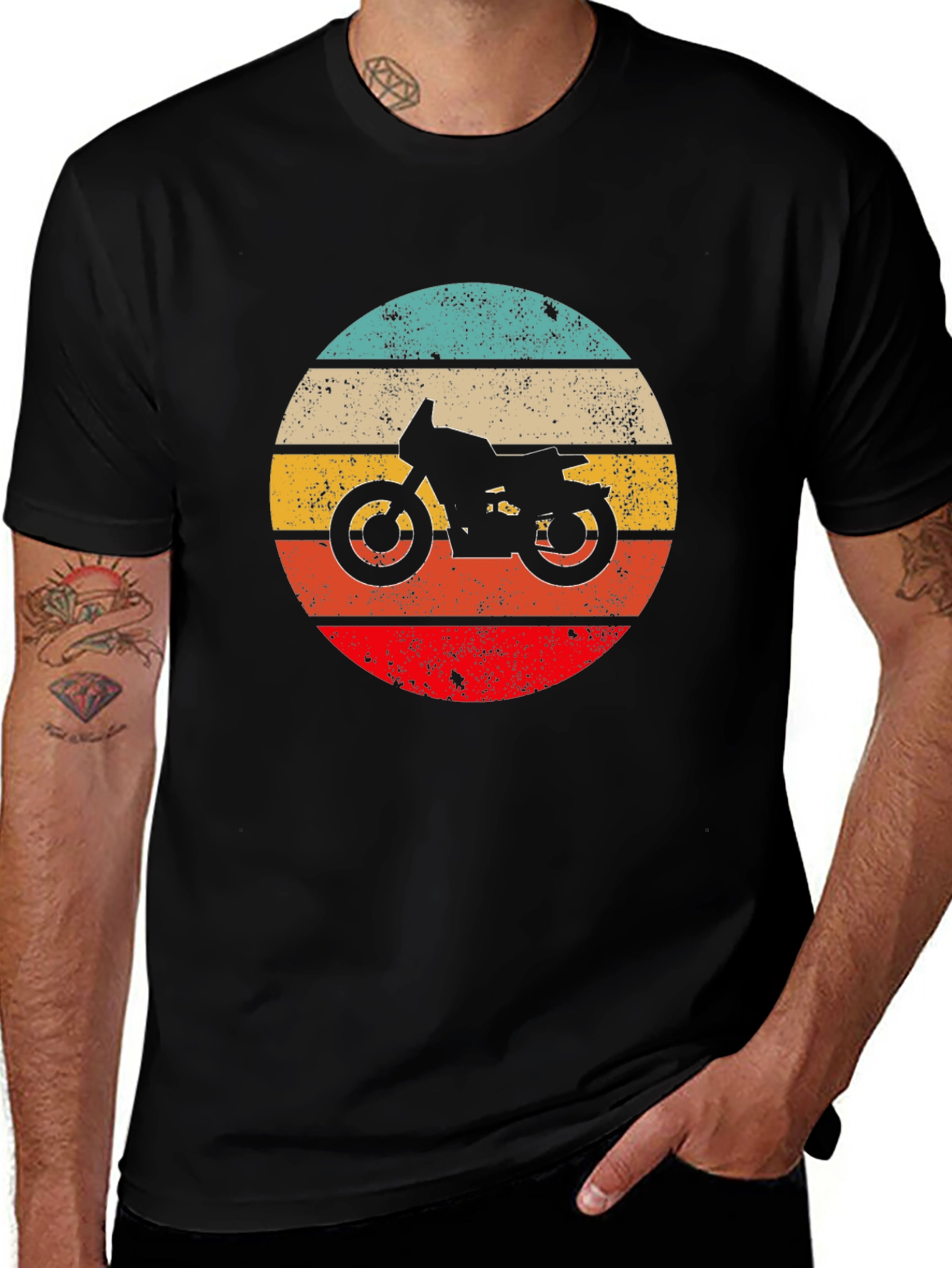 Variant 5 of Retro Motorcycle T-Shirt - Vintage Style Ride Tee