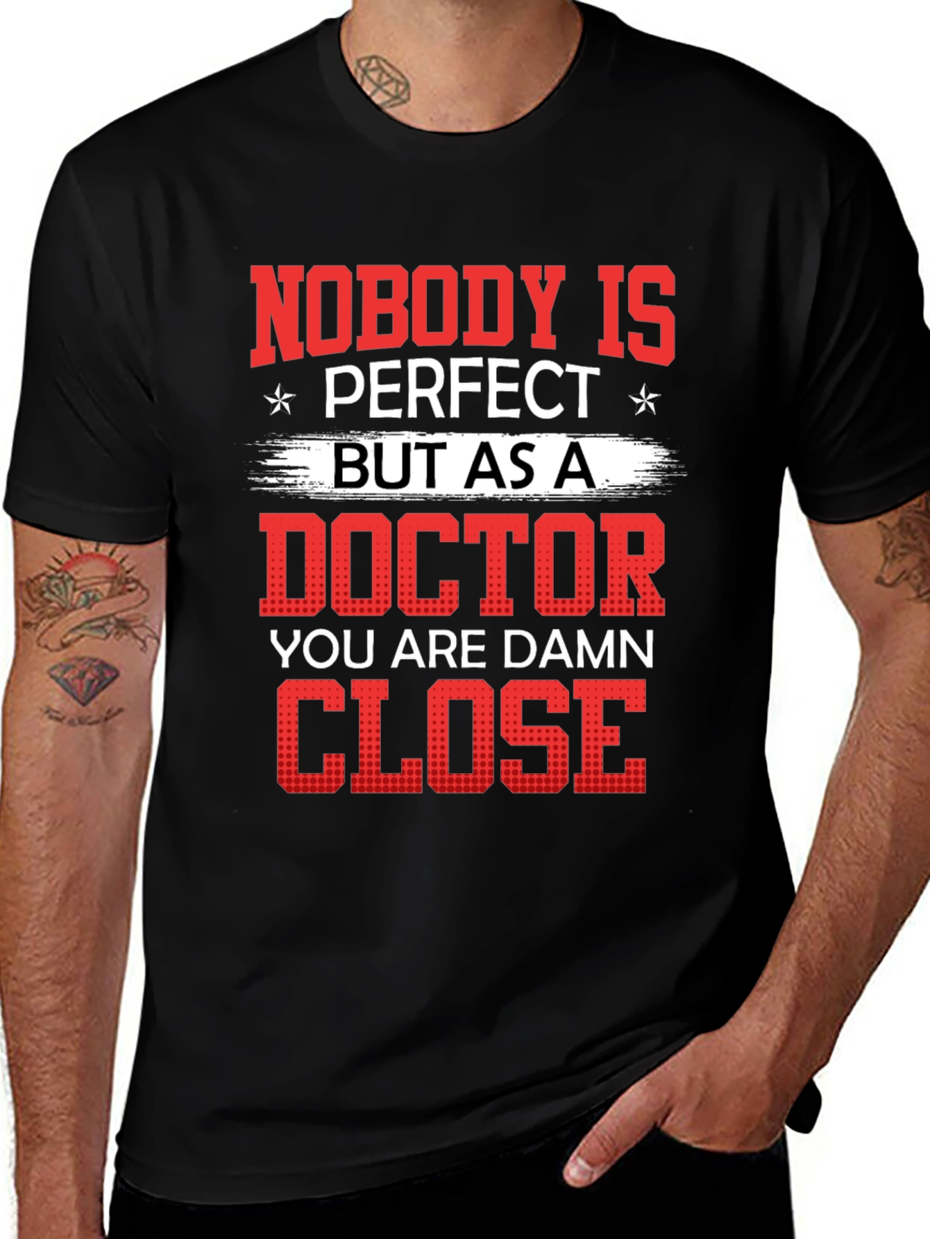 Variant 7 of Doctor T-Shirt - Nobody's Perfect