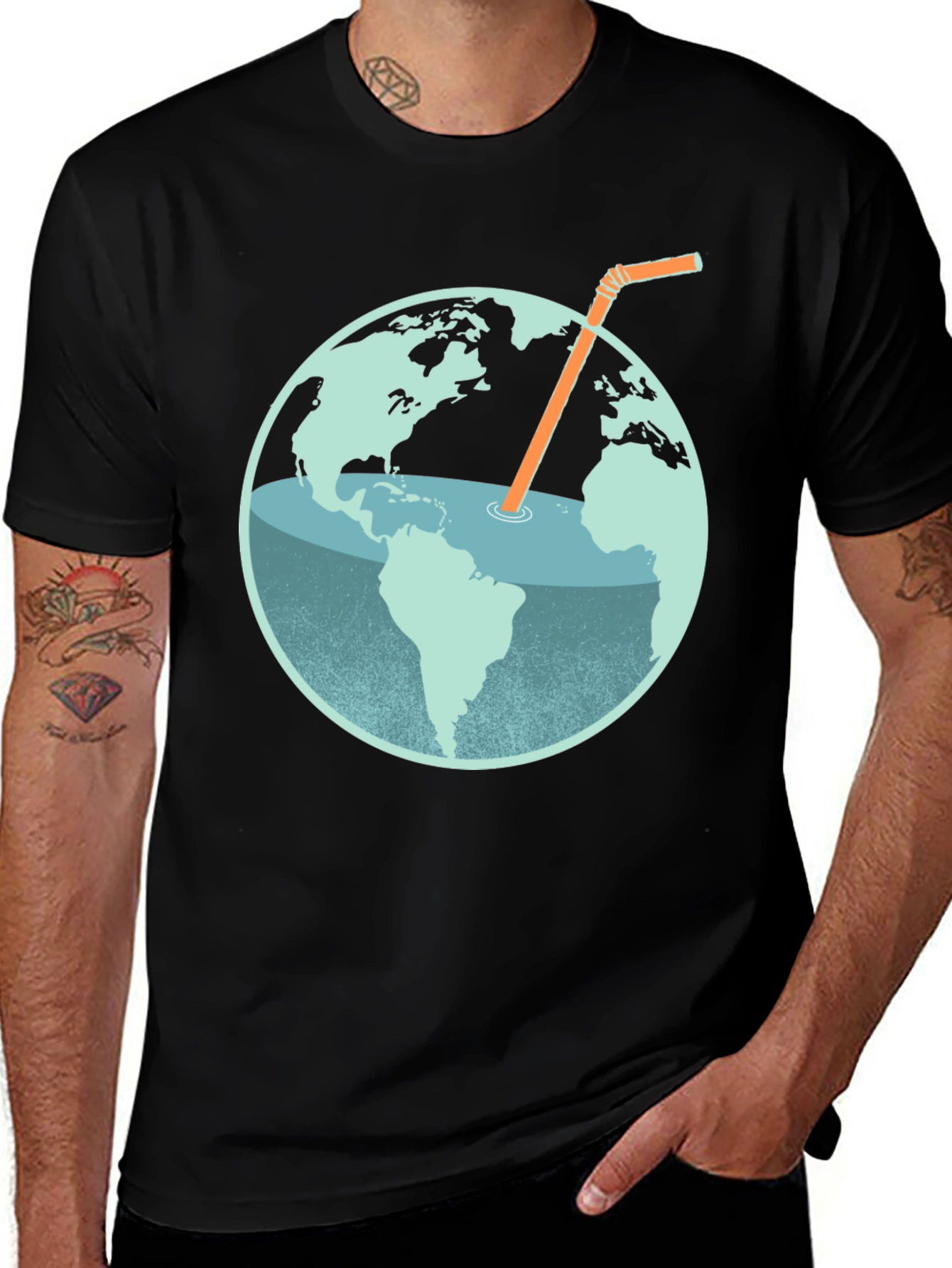 Variant 19 of Earth Drink T-Shirt - Global Sipping Tee