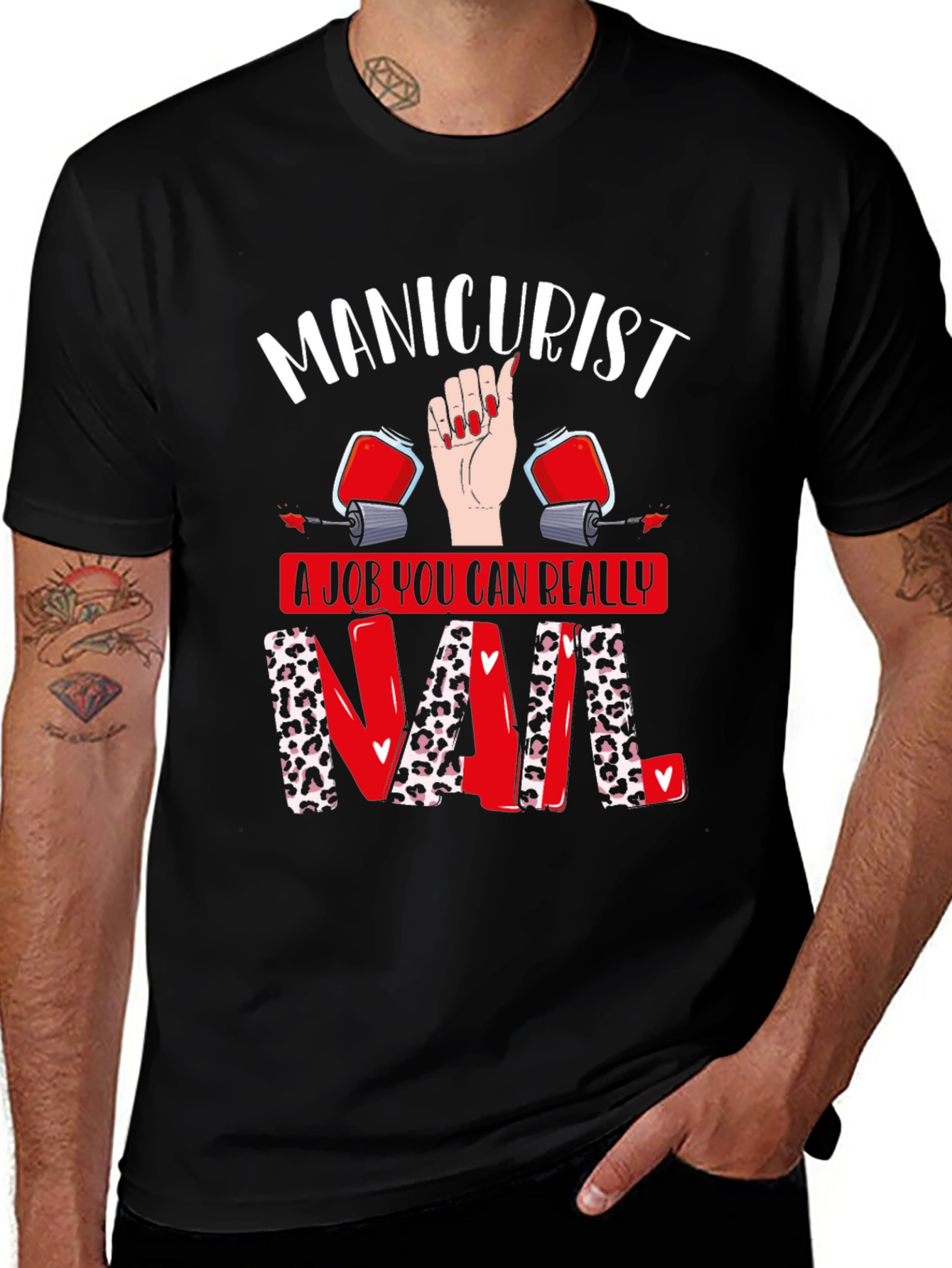 Variant 19 of Manicurist Nail T-Shirt