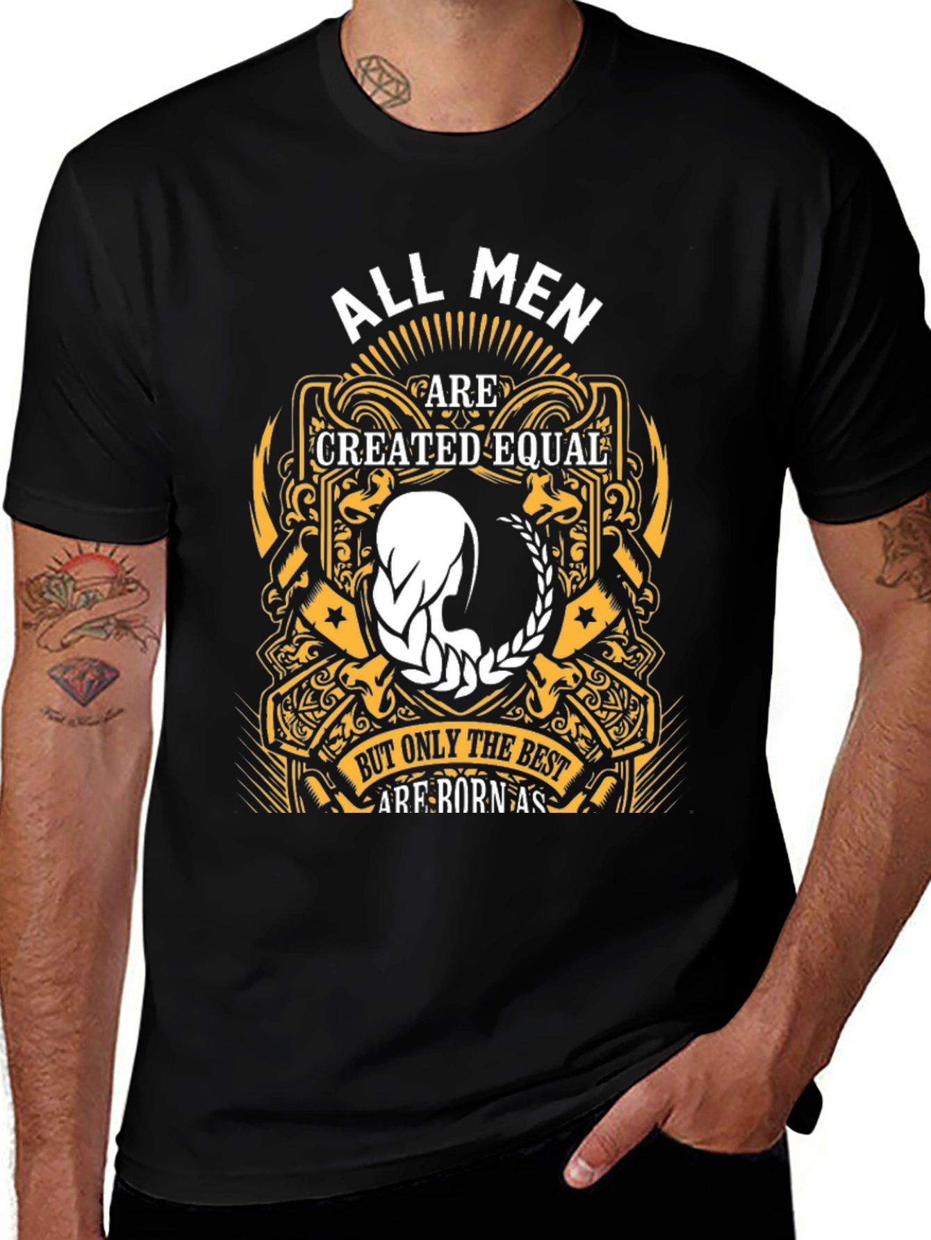 Variant 8 of All Men are Created Equal T-Shirt