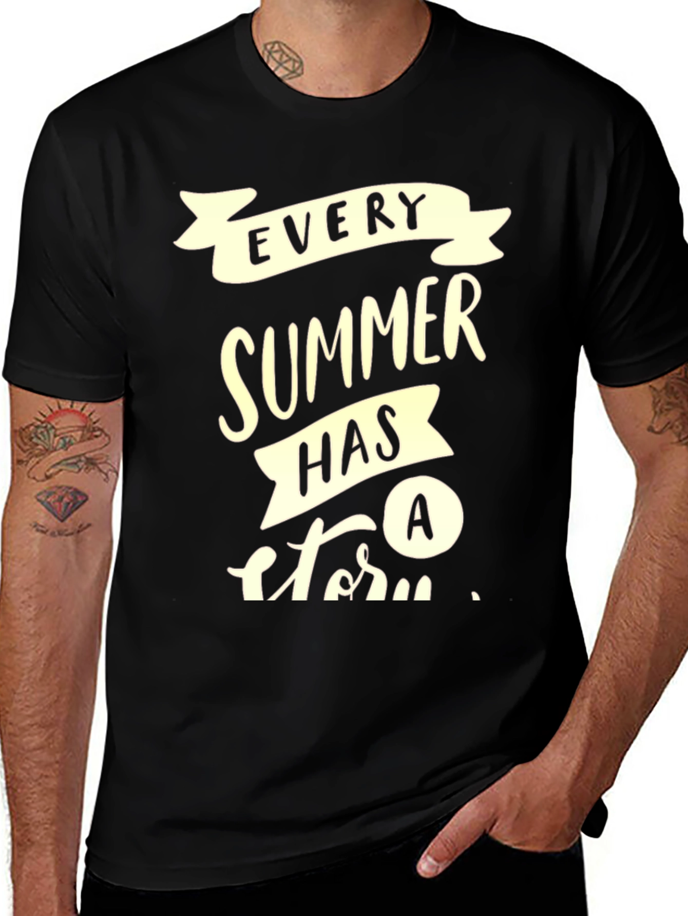 Variant 18 of Every Summer Has a Story Graphic T-Shirt