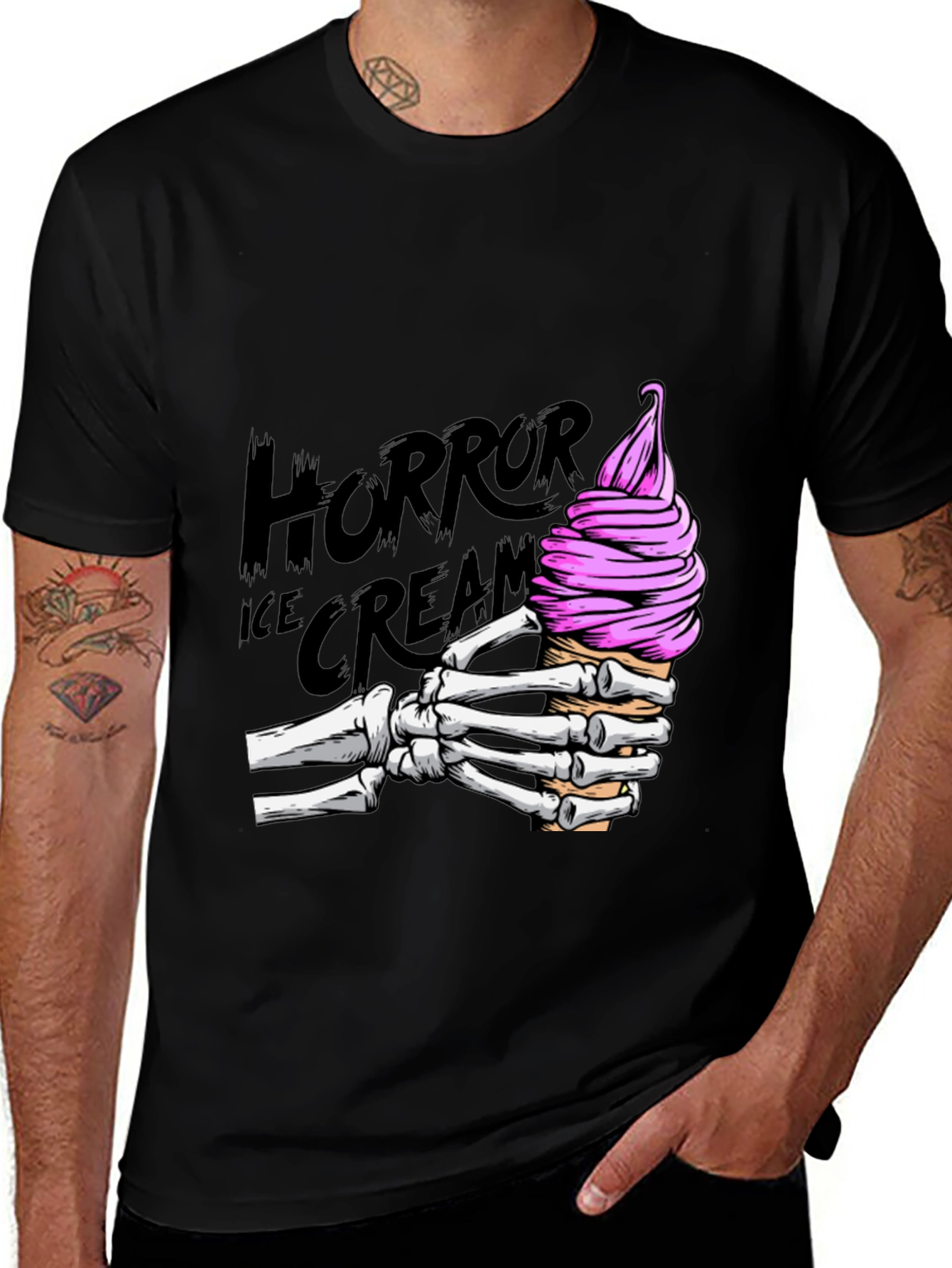 Variant 24 of Horror Ice Cream Graphic T-Shirt