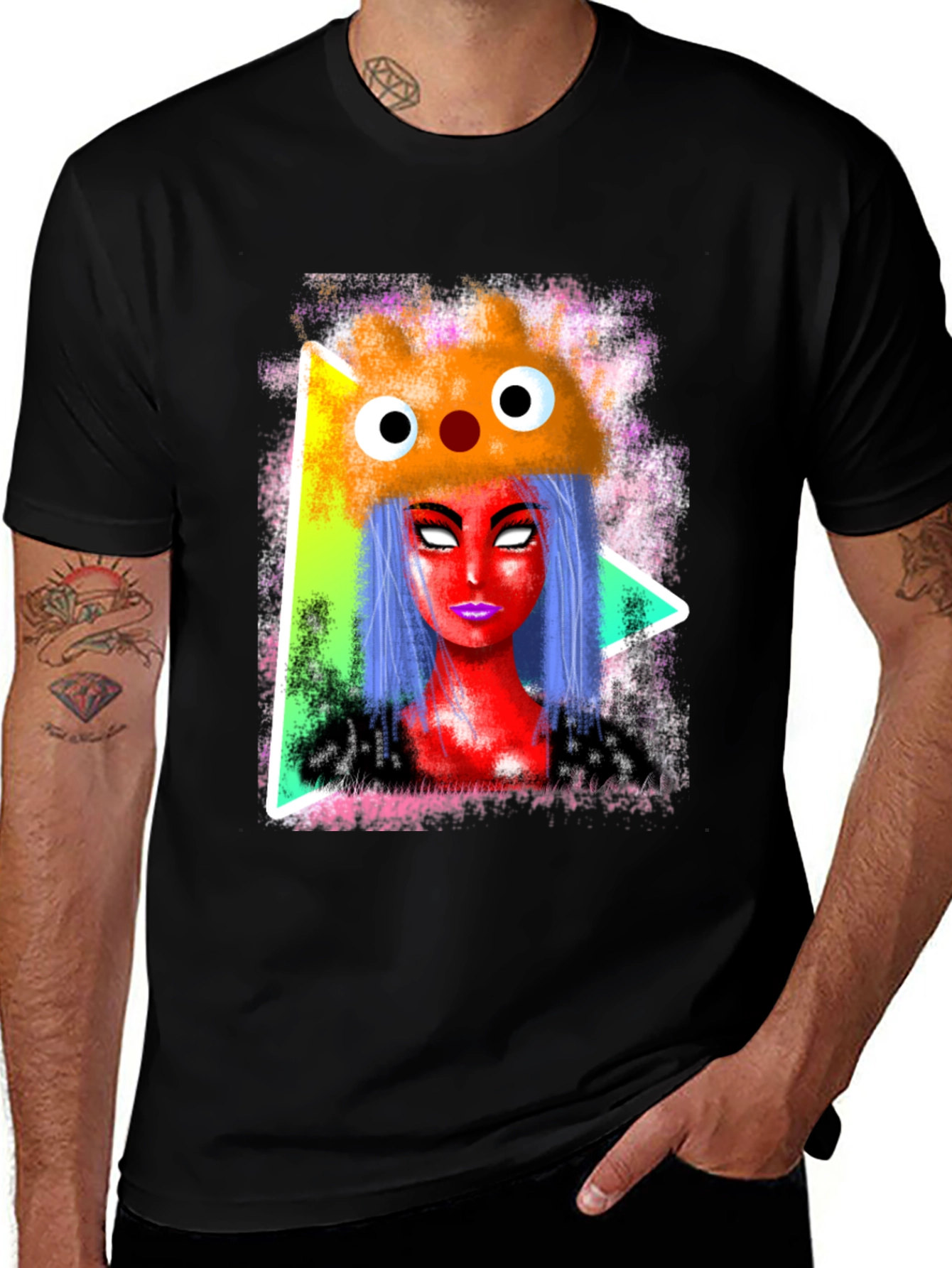 Variant 21 of Funky Graphic Tee - Cartoon Character
