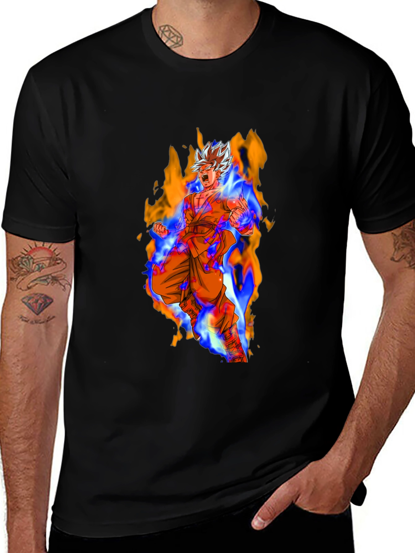 Goku Super Saiyan God T-Shirt - Black