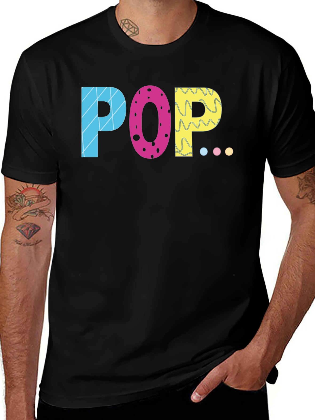Variant 6 of Pop Graphic Tee - Funky Retro Print