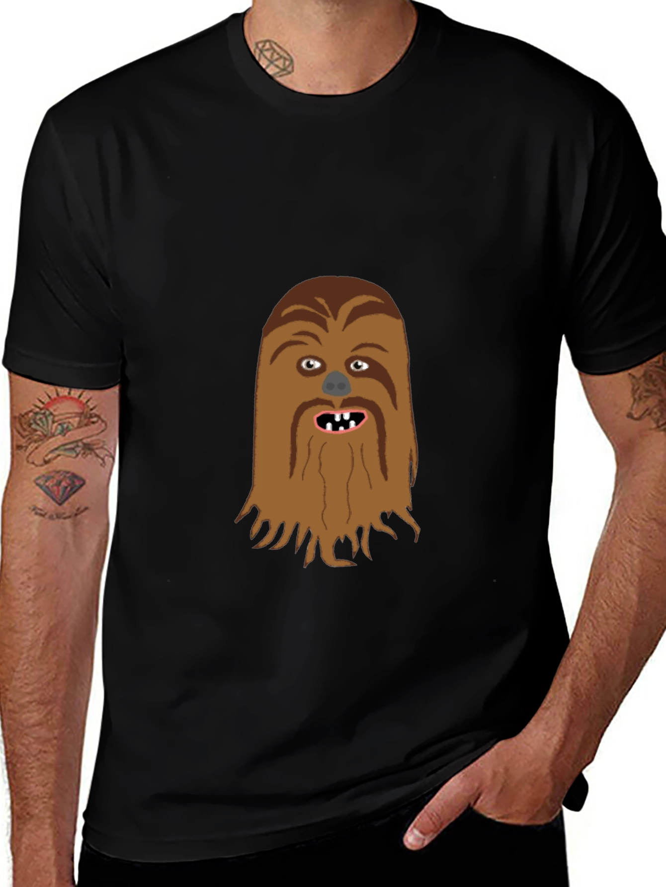 Chewbacca Graphic T-Shirt - Fun Star Wars Tee