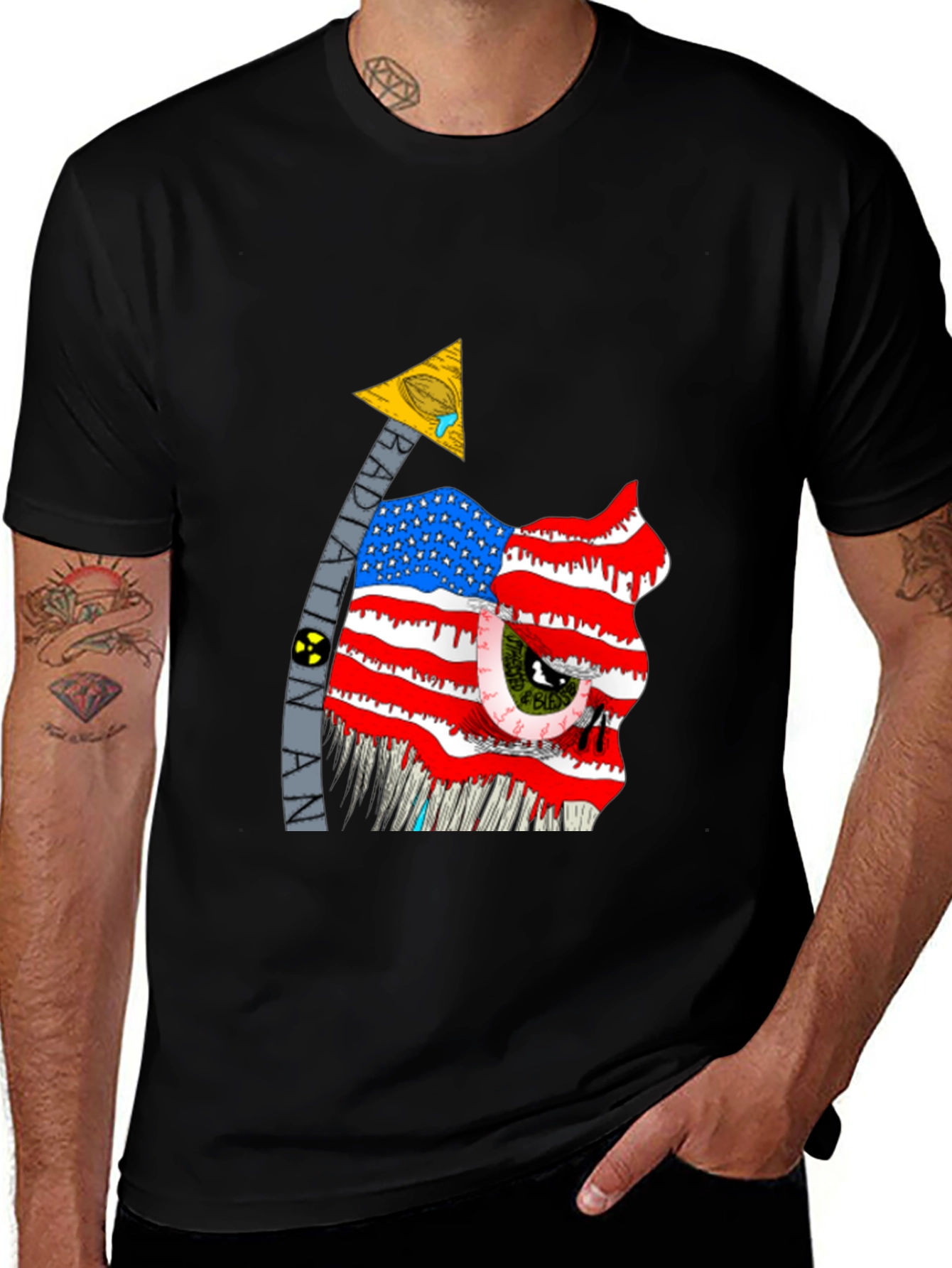American Radiation T-Shirt - Unique Graphic Tee