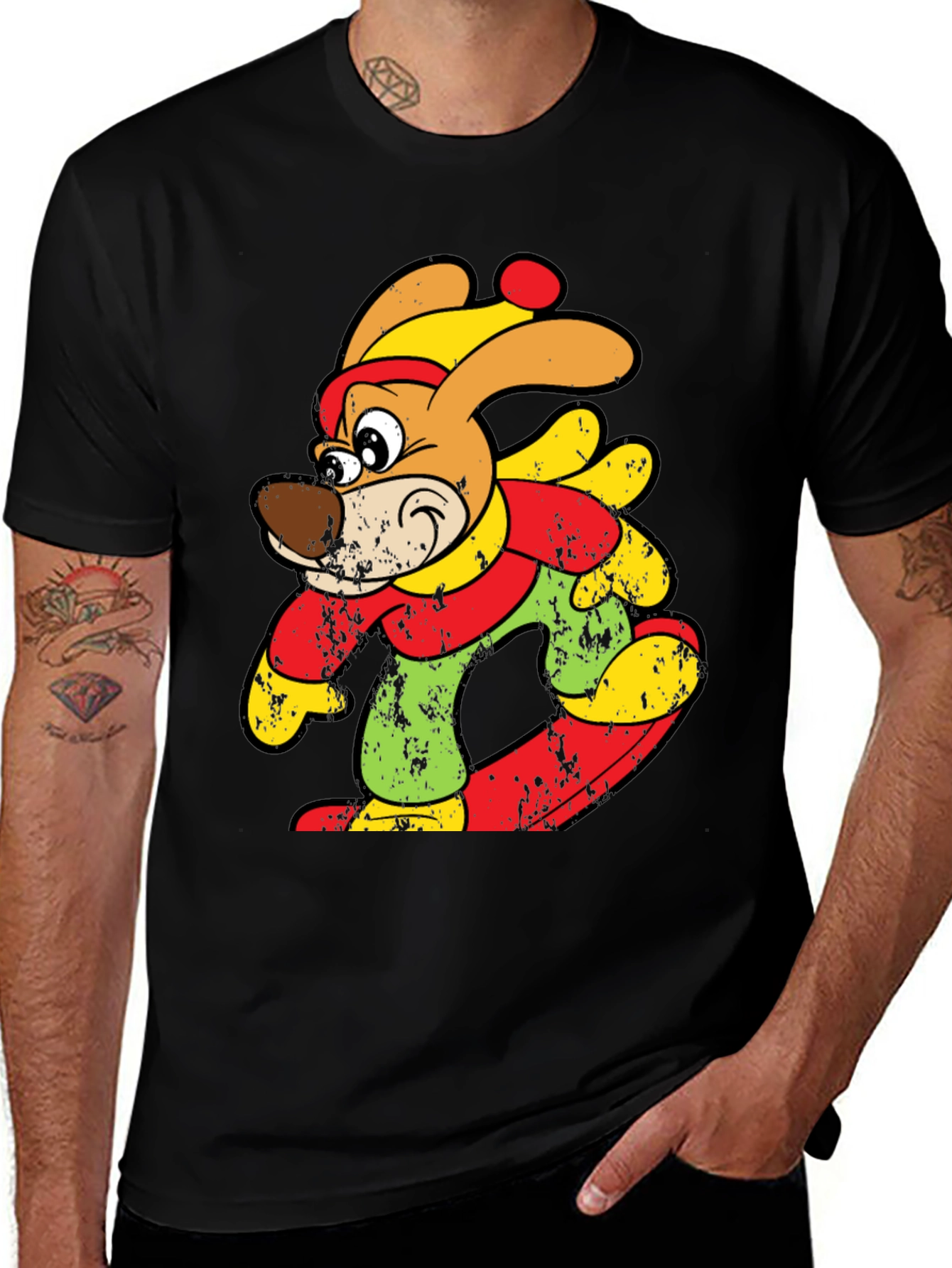 Variant 11 of Cartoon Dog Graphic Tee