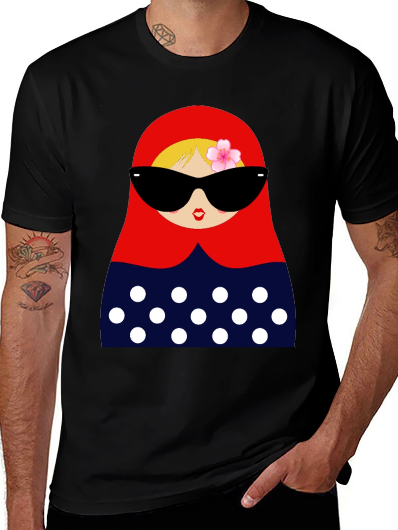 Variant 5 of Matryoshka Doll Graphic Tee