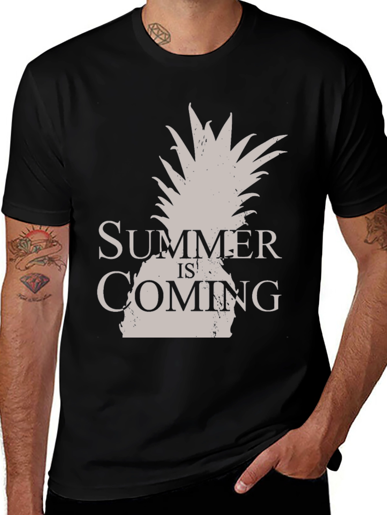 Variant 19 of Summer is Coming Pineapple Graphic Tee