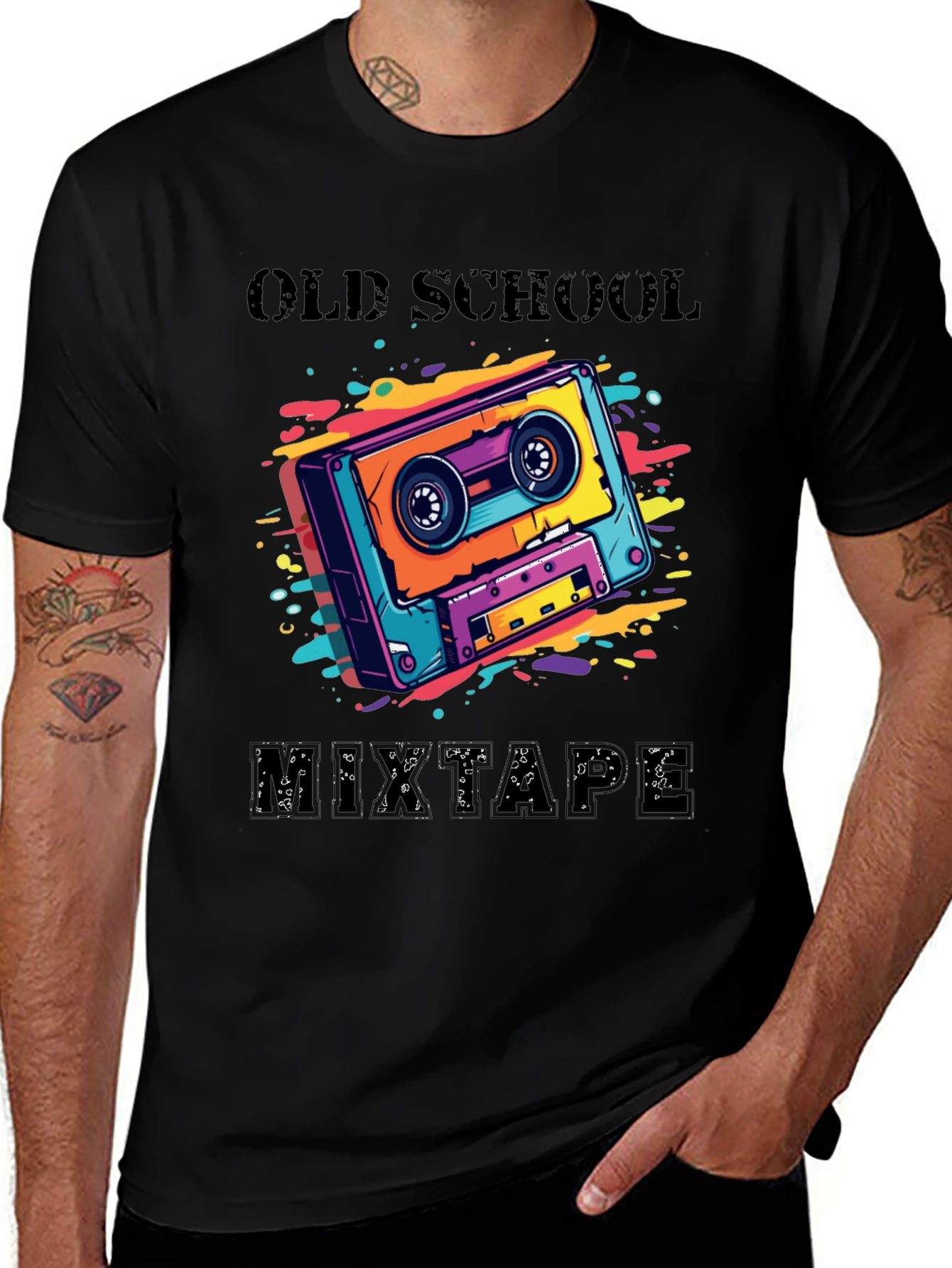 Variant 13 of Old School Mixtape T-Shirt - Retro Style