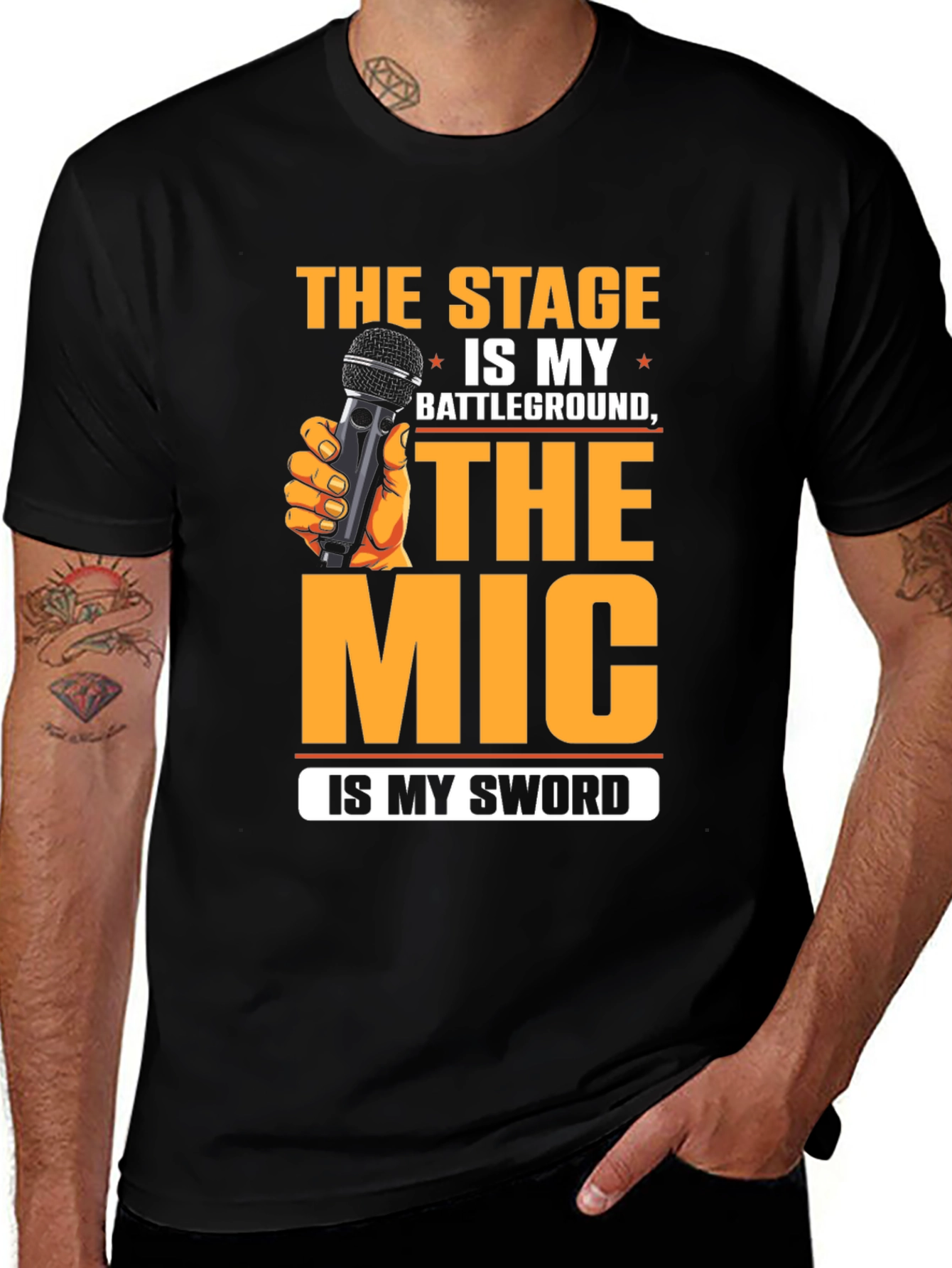 The Stage is My Battleground Graphic Tee