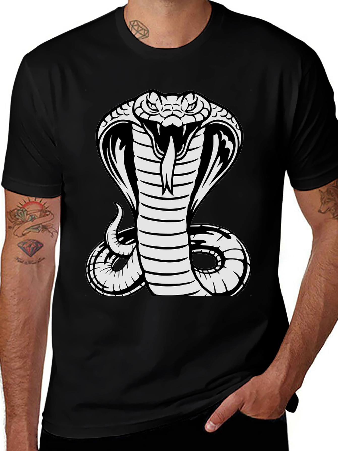 Cobra T-Shirt - Graphic Snake Design