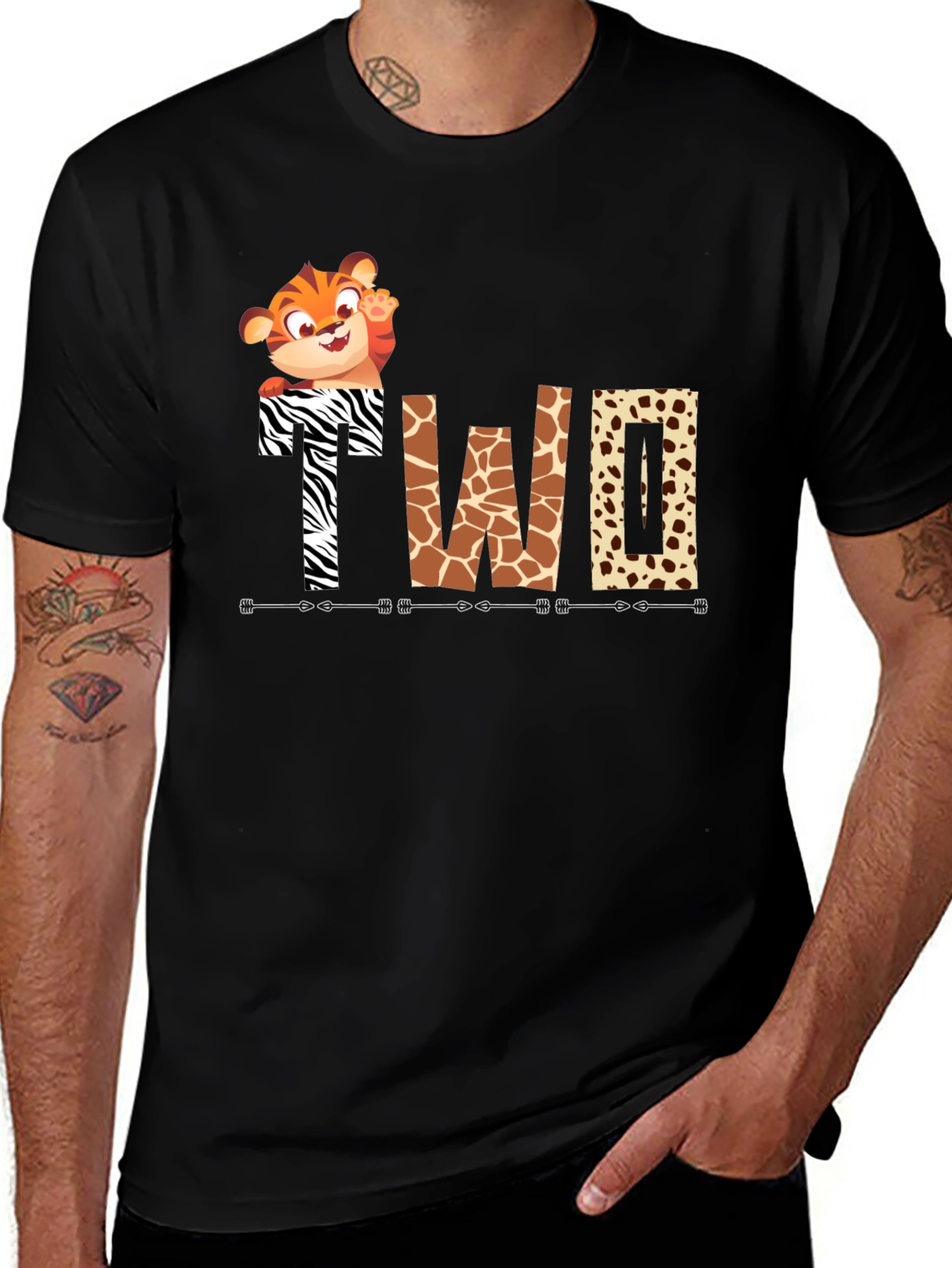 Variant 4 of Wild Two Black T-shirt