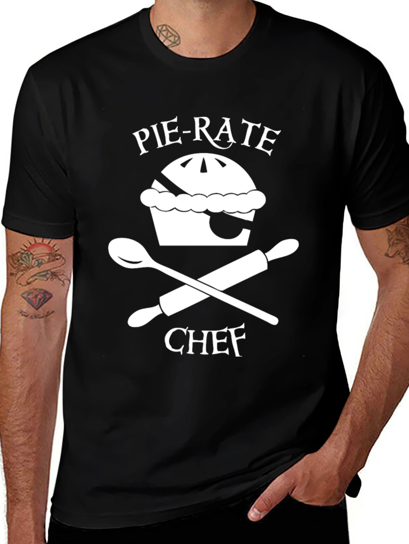 Variant 19 of Pie-Rate Chef T-Shirt Funny Baking Shirt