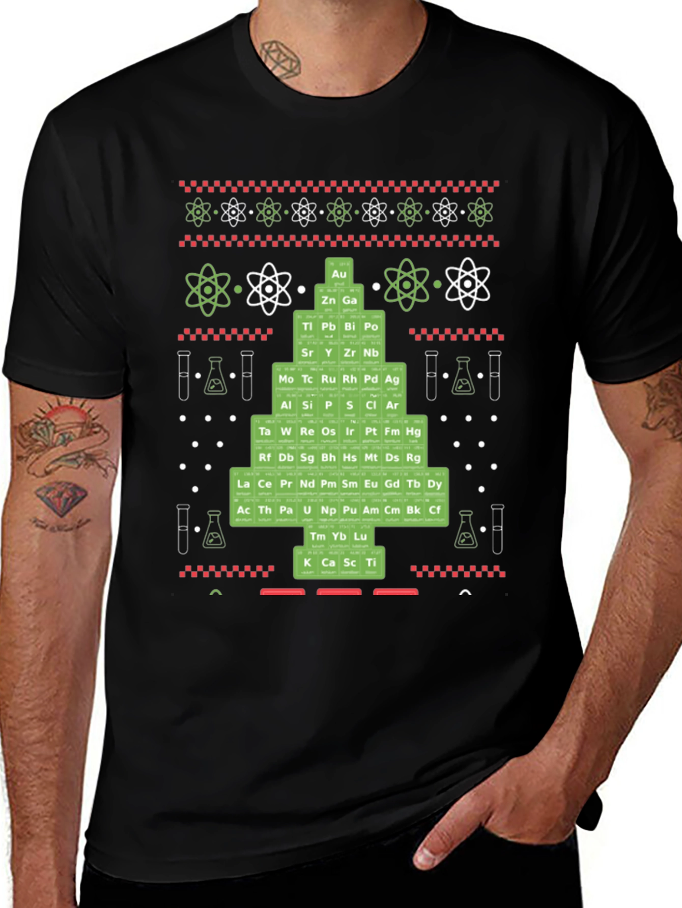 Periodic Table Christmas Tree T-Shirt