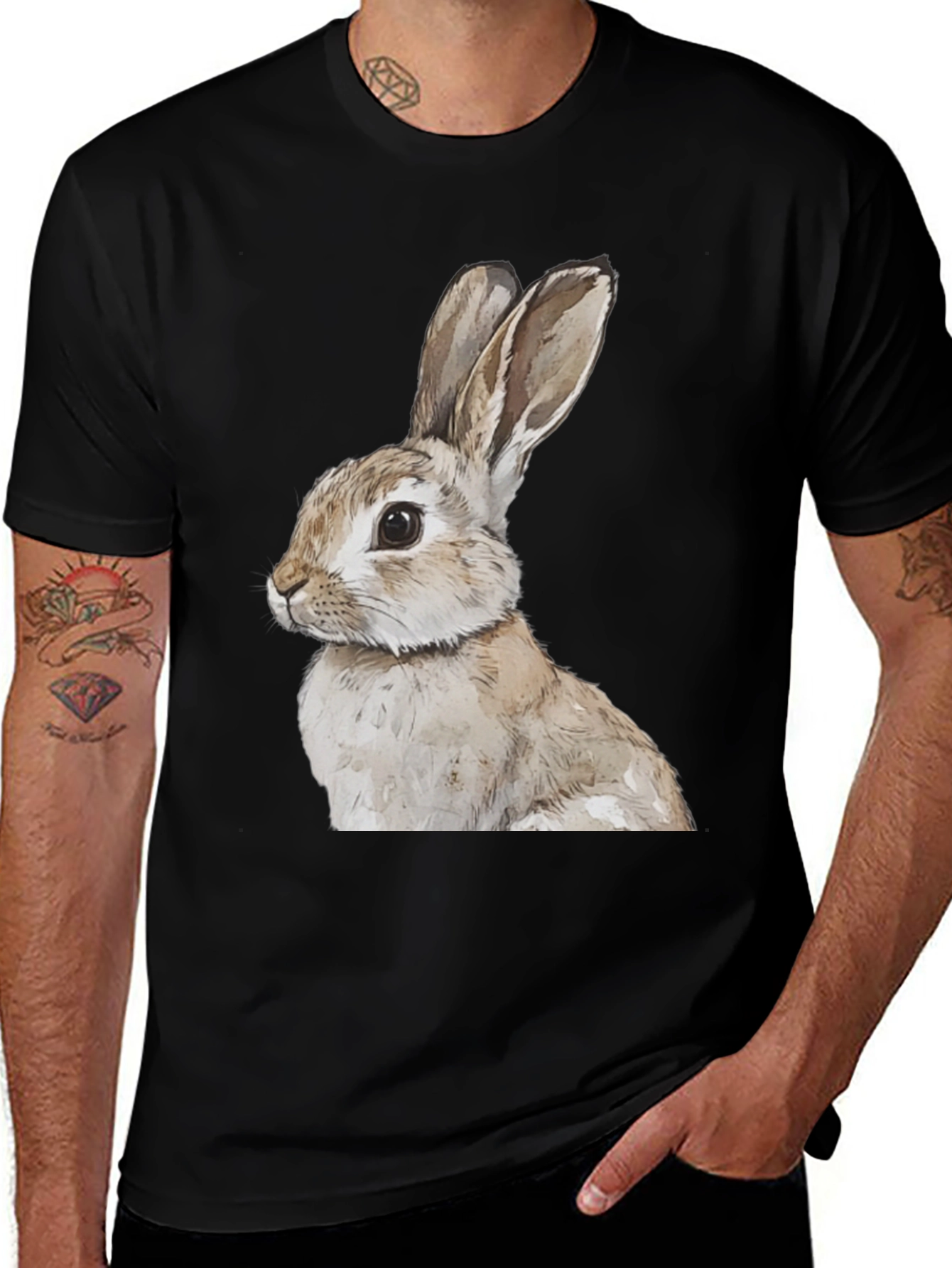 Variant 5 of Bunny T-Shirt: Cute Animal Graphic Tee