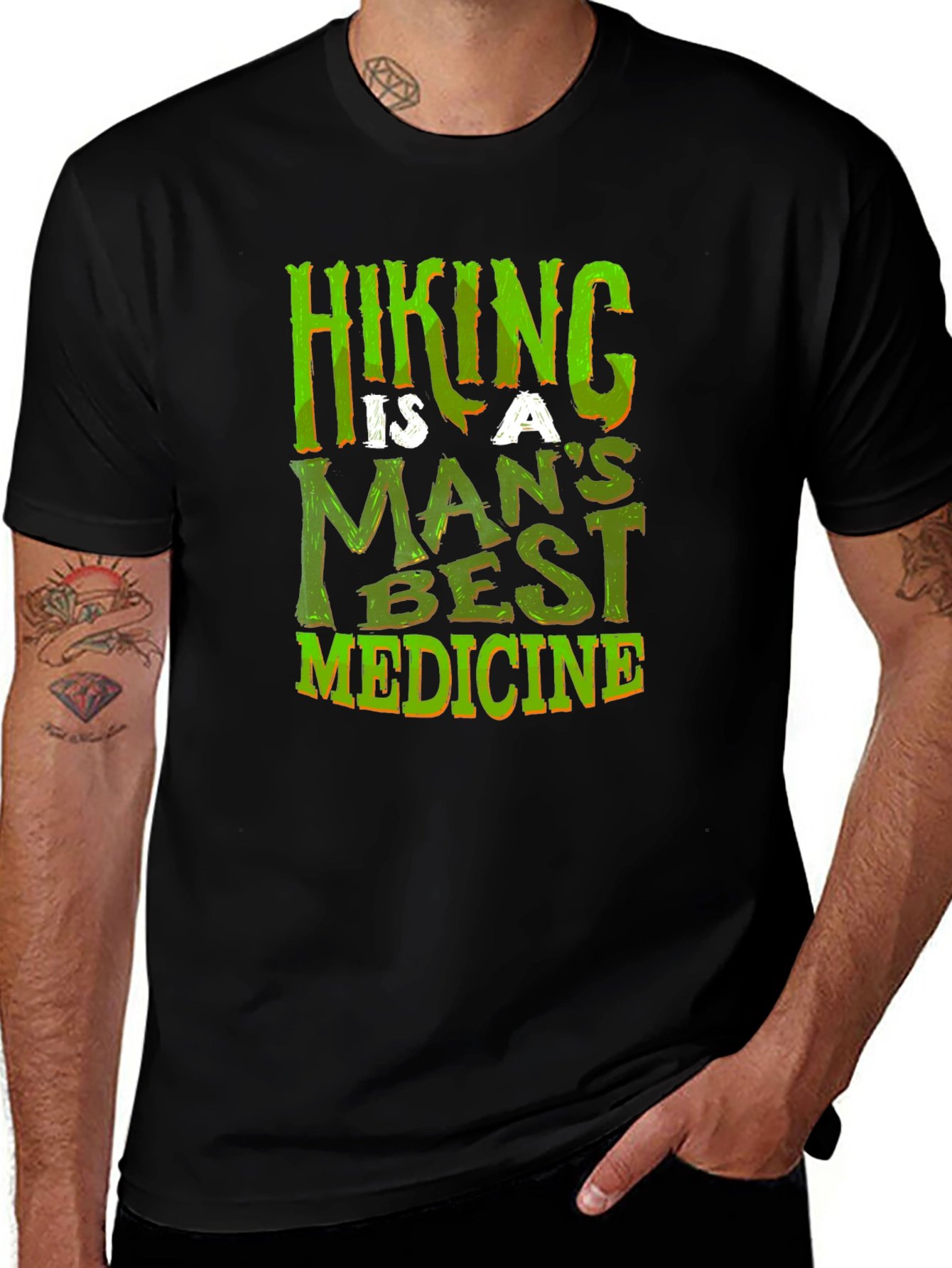 Variant 4 of Hiking Medicine Men's Graphic Tee