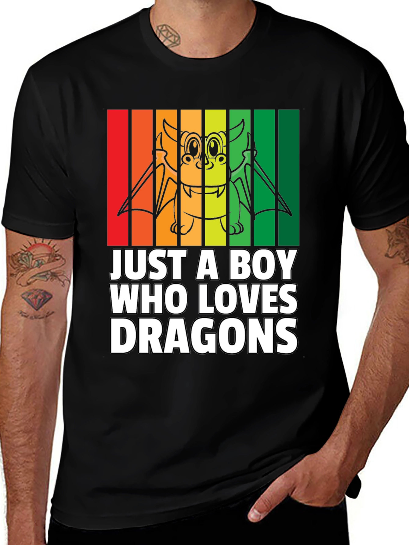 Variant 26 of Just A Boy Who Loves Dragons T-Shirt