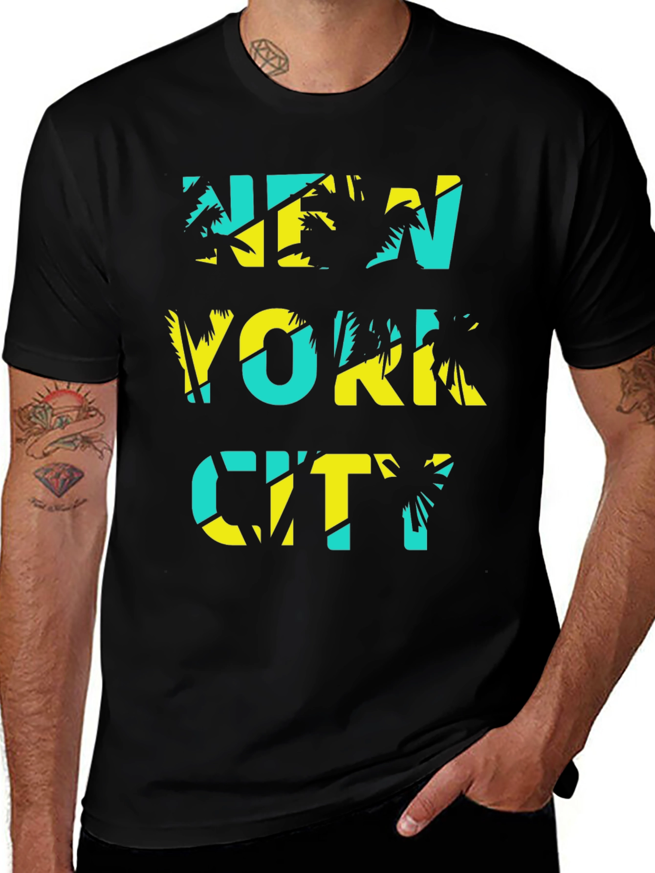 Variant 25 of New York City Palm T-Shirt