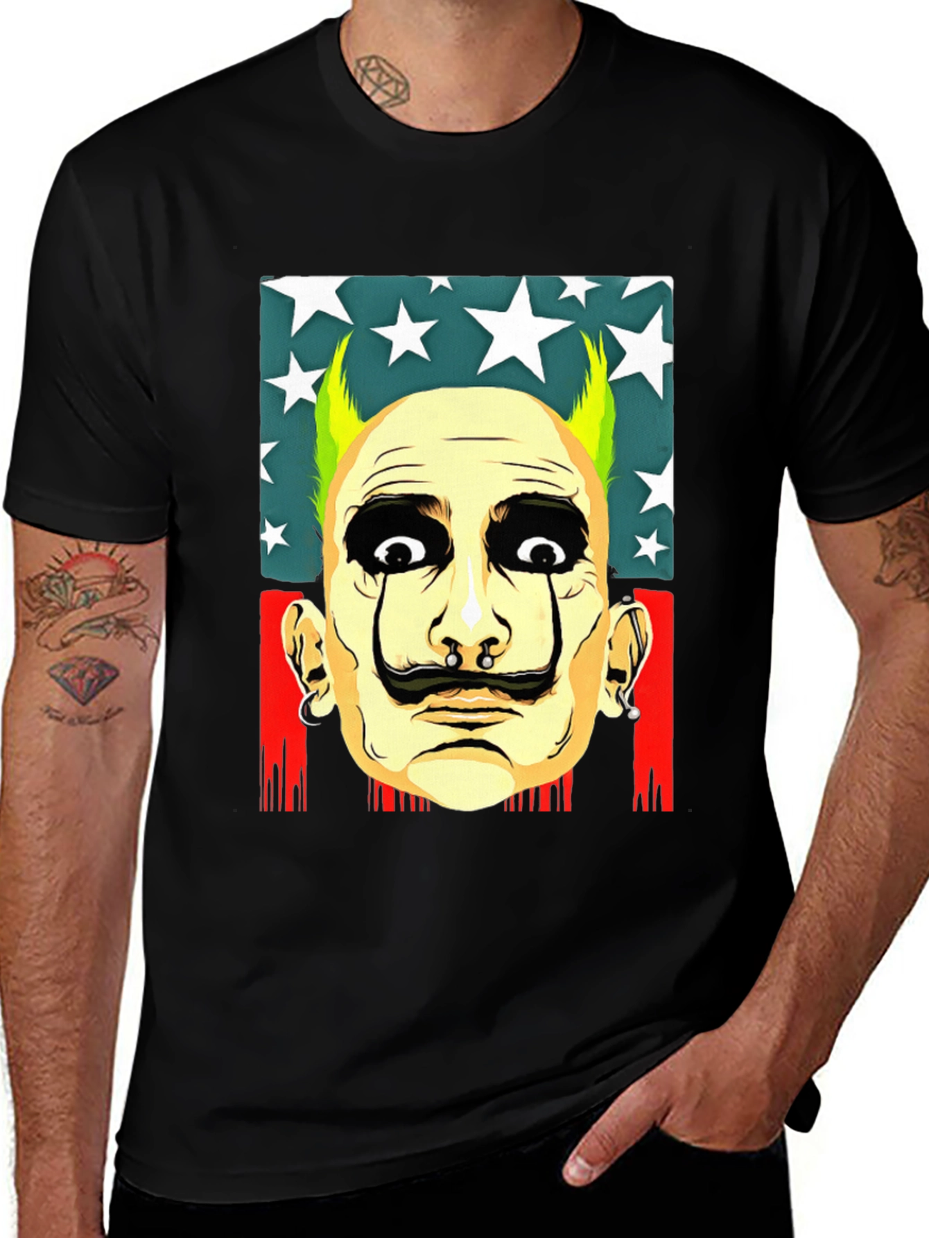 Variant 3 of Dali Punk Graphic T-Shirt