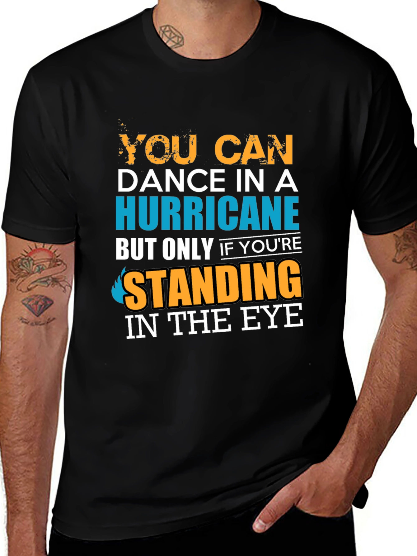 Variant 27 of Dance in a Hurricane T-Shirt: Bold Graphic Tee