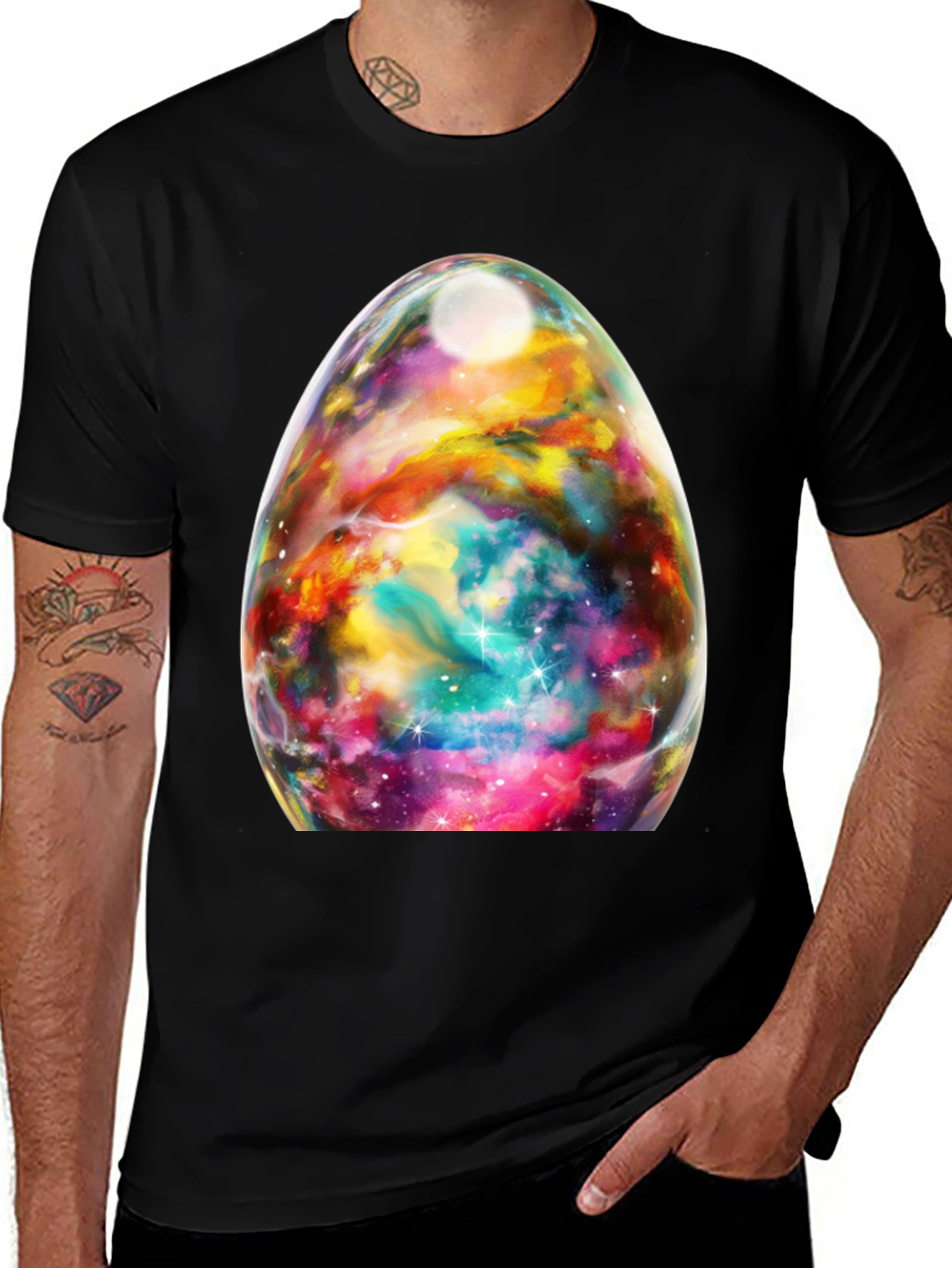 Variant 21 of Nebula Egg Graphic Print Tee