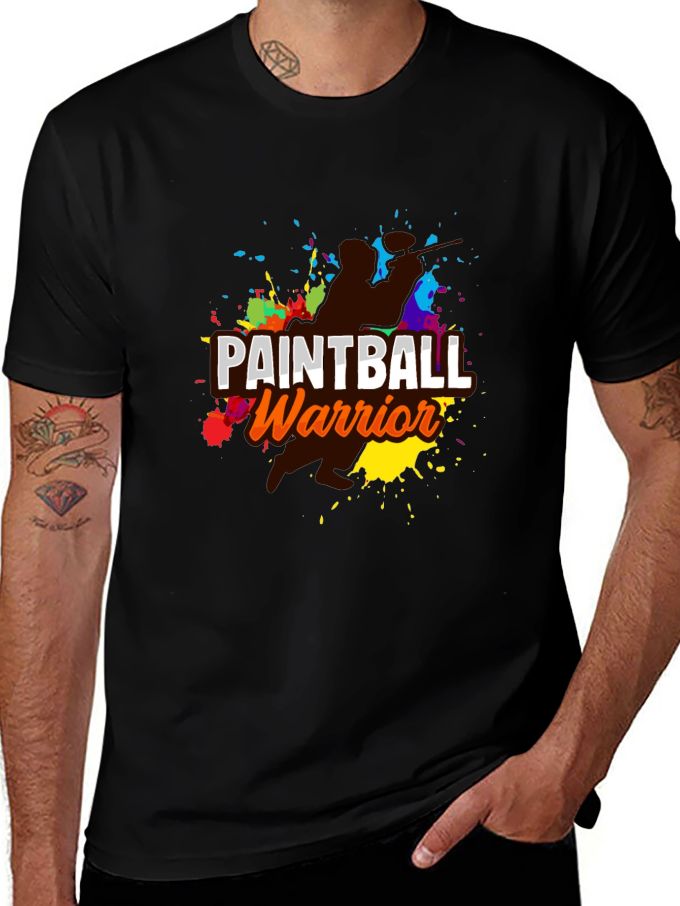 Variant 2 of Paintball Warrior T-Shirt