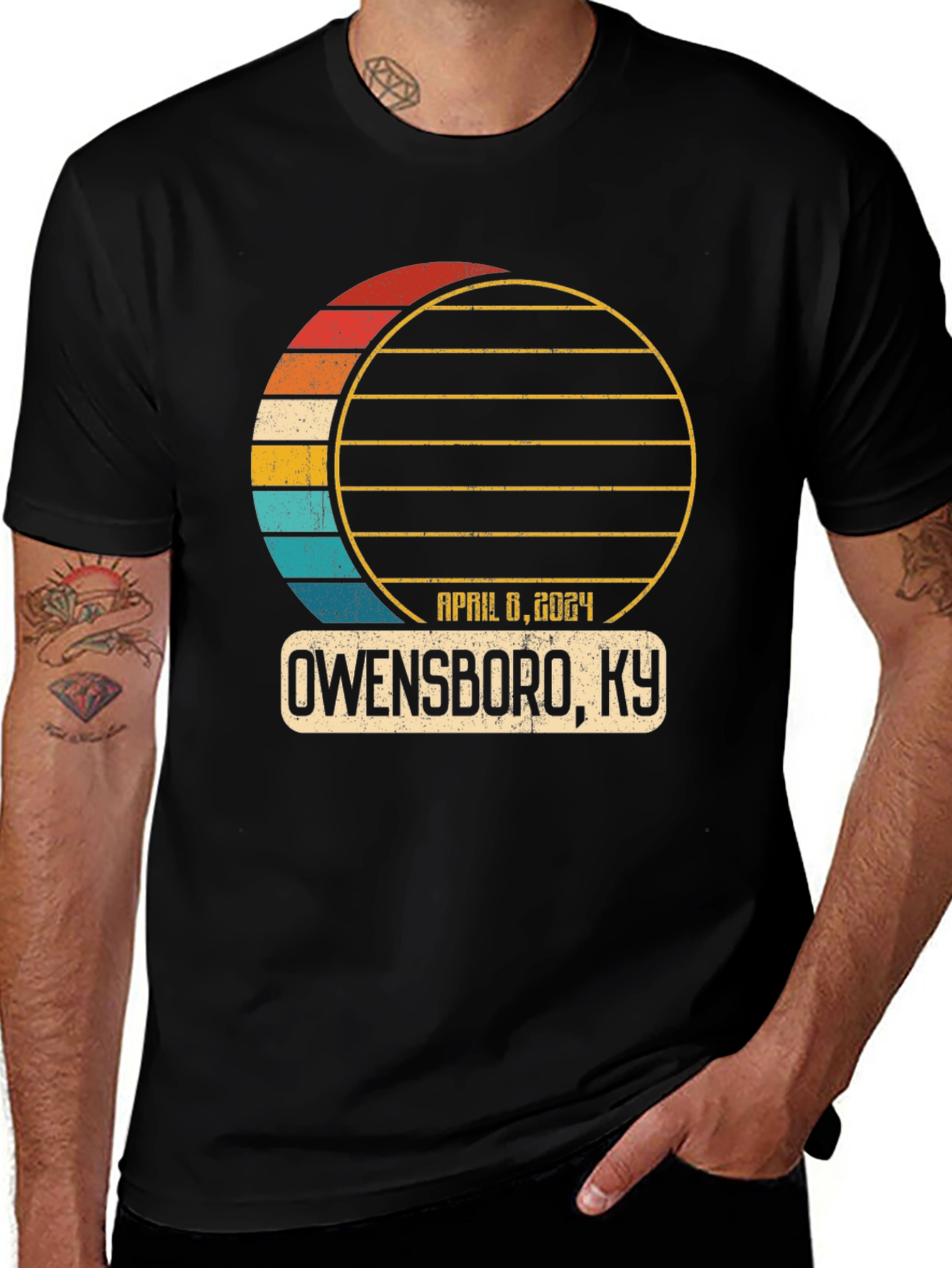 Variant 14 of Owensboro KY April 8 2024 Eclipse Souvenir T-Shirt