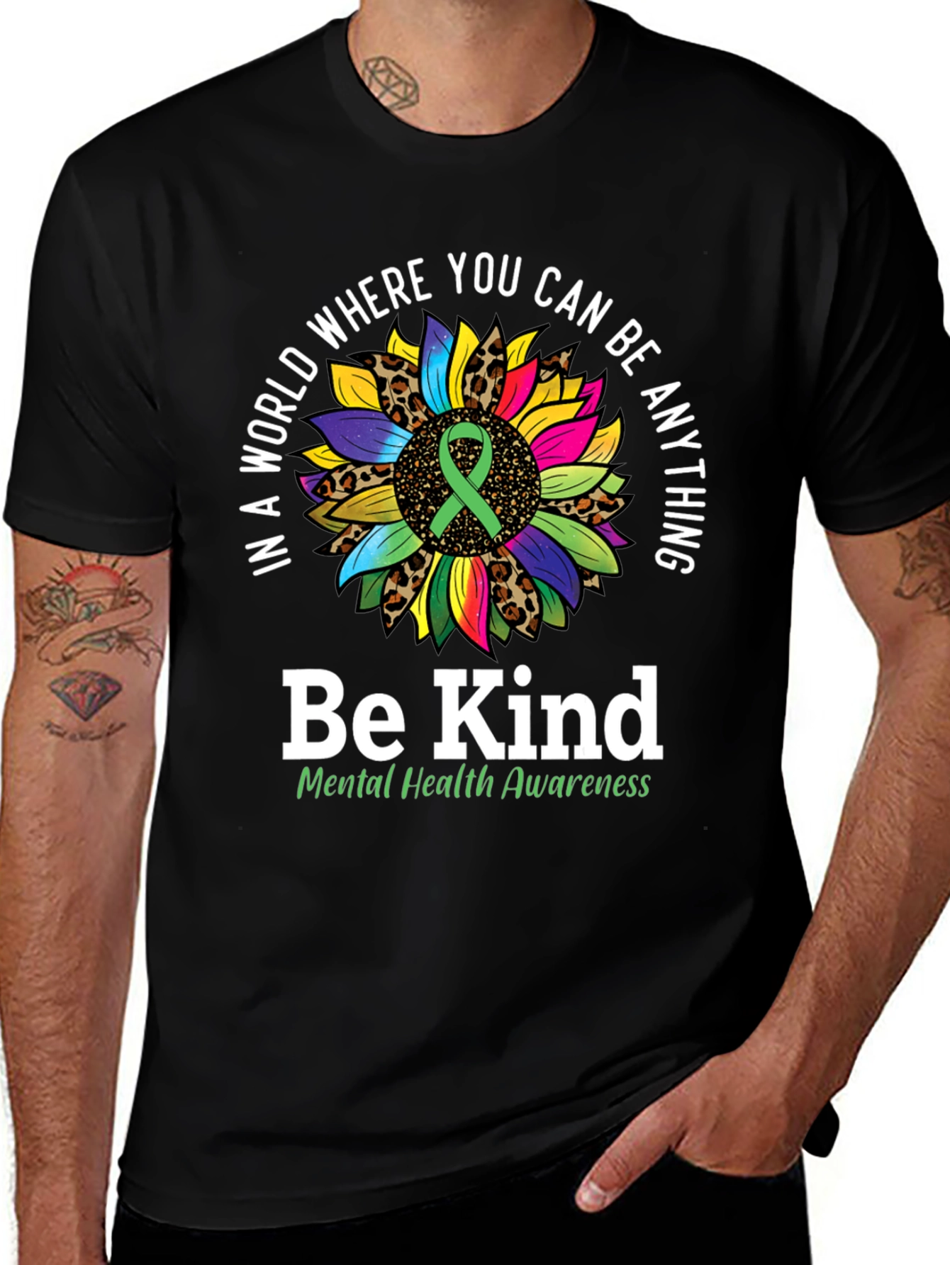 Variant 15 of Be Kind Mental Health Awareness T-Shirt
