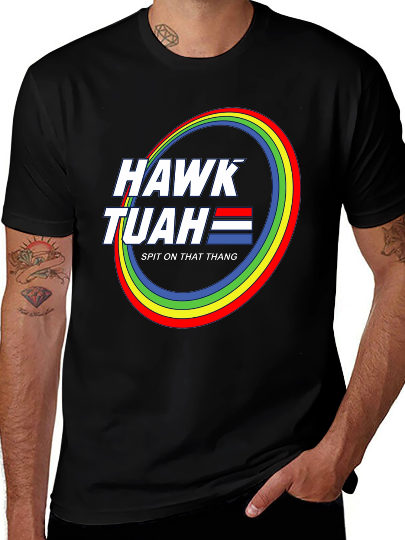 Variant 21 of Hawk Tuah Spit On That Thang T-Shirt
