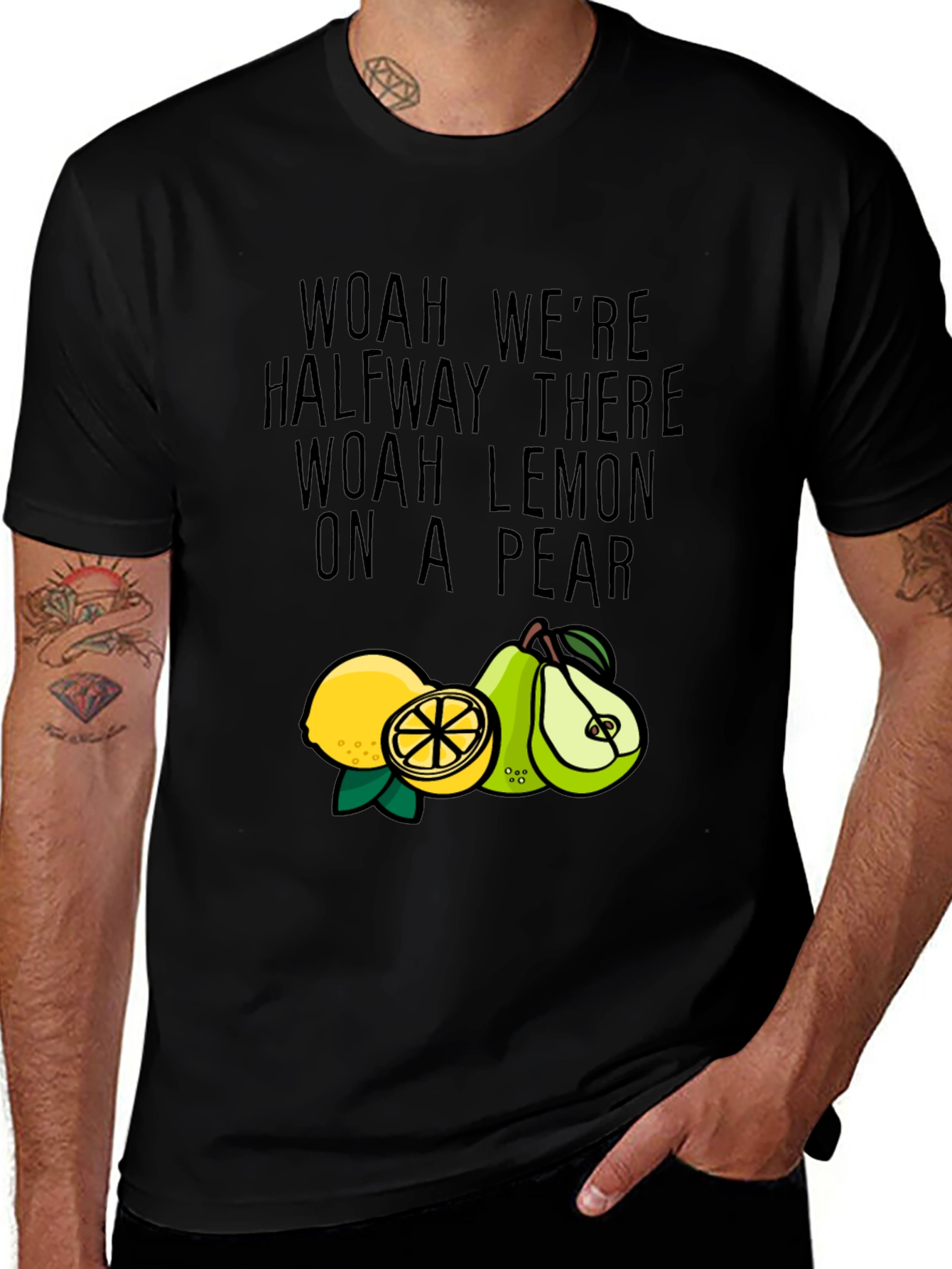 Variant 7 of Woah Lemon On A Pear T-Shirt