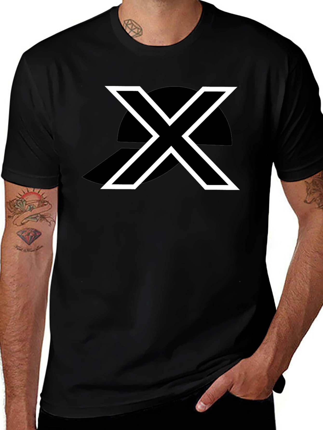 Variant 8 of Graphic X T-Shirt - Casual Style
