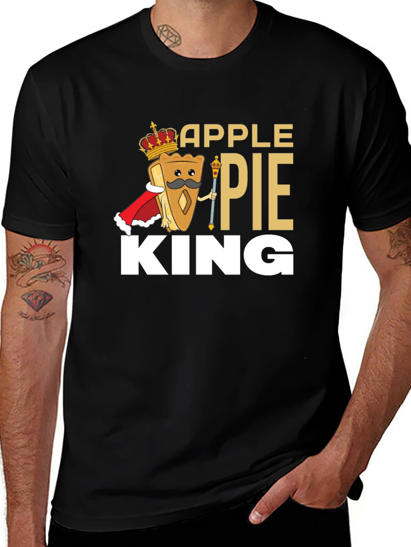 Variant 9 of Apple Pie King Graphic T-Shirt