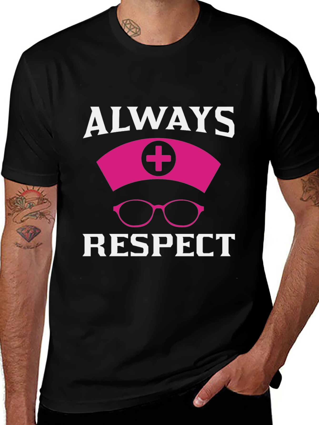 Variant 23 of Always Respect Nurse T-Shirt