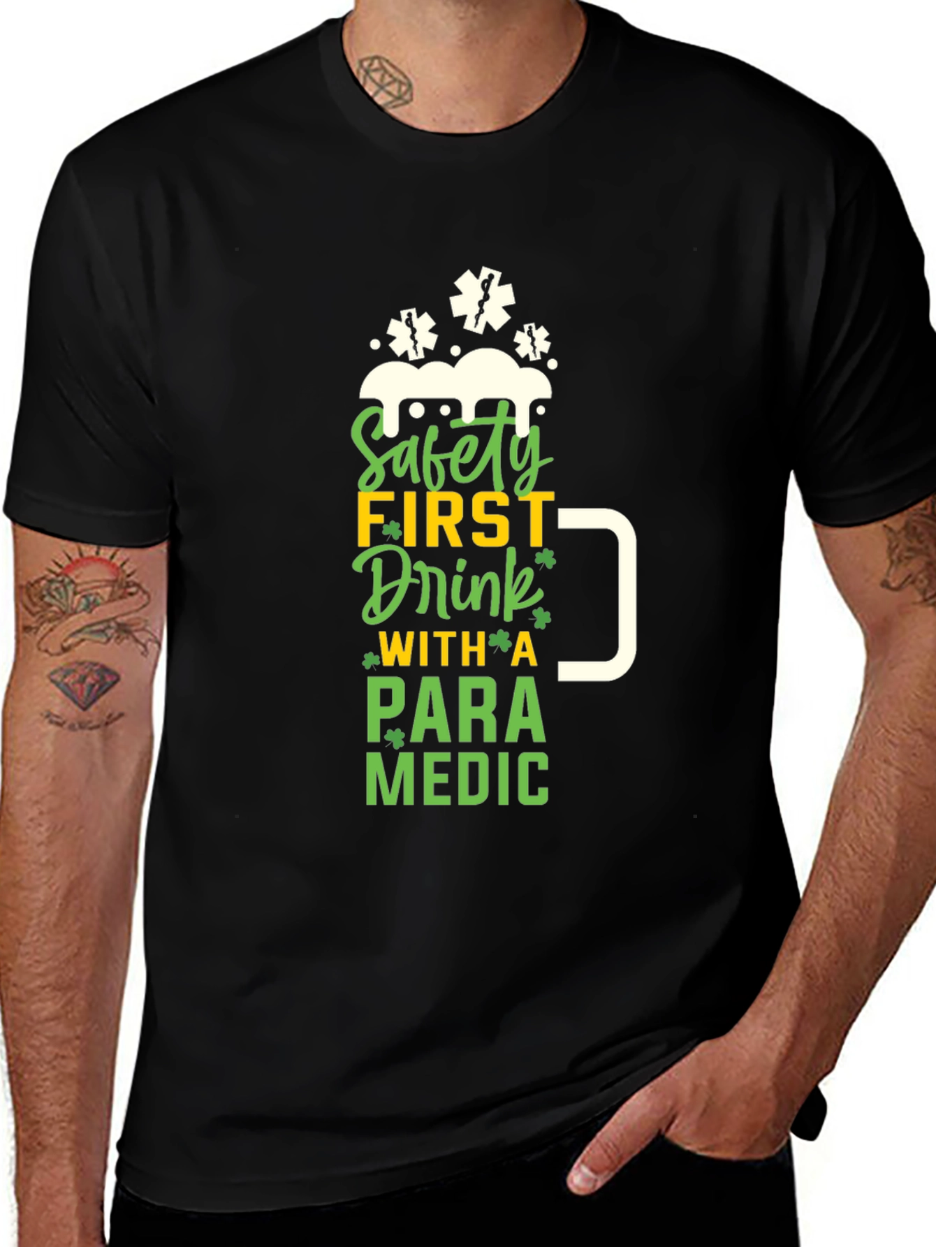 Variant 25 of Paramedic Safety First Graphic Tee