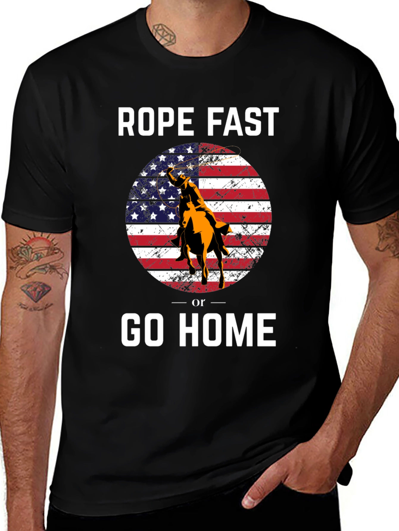 Variant 5 of Rope Fast or Go Home Graphic T-Shirt