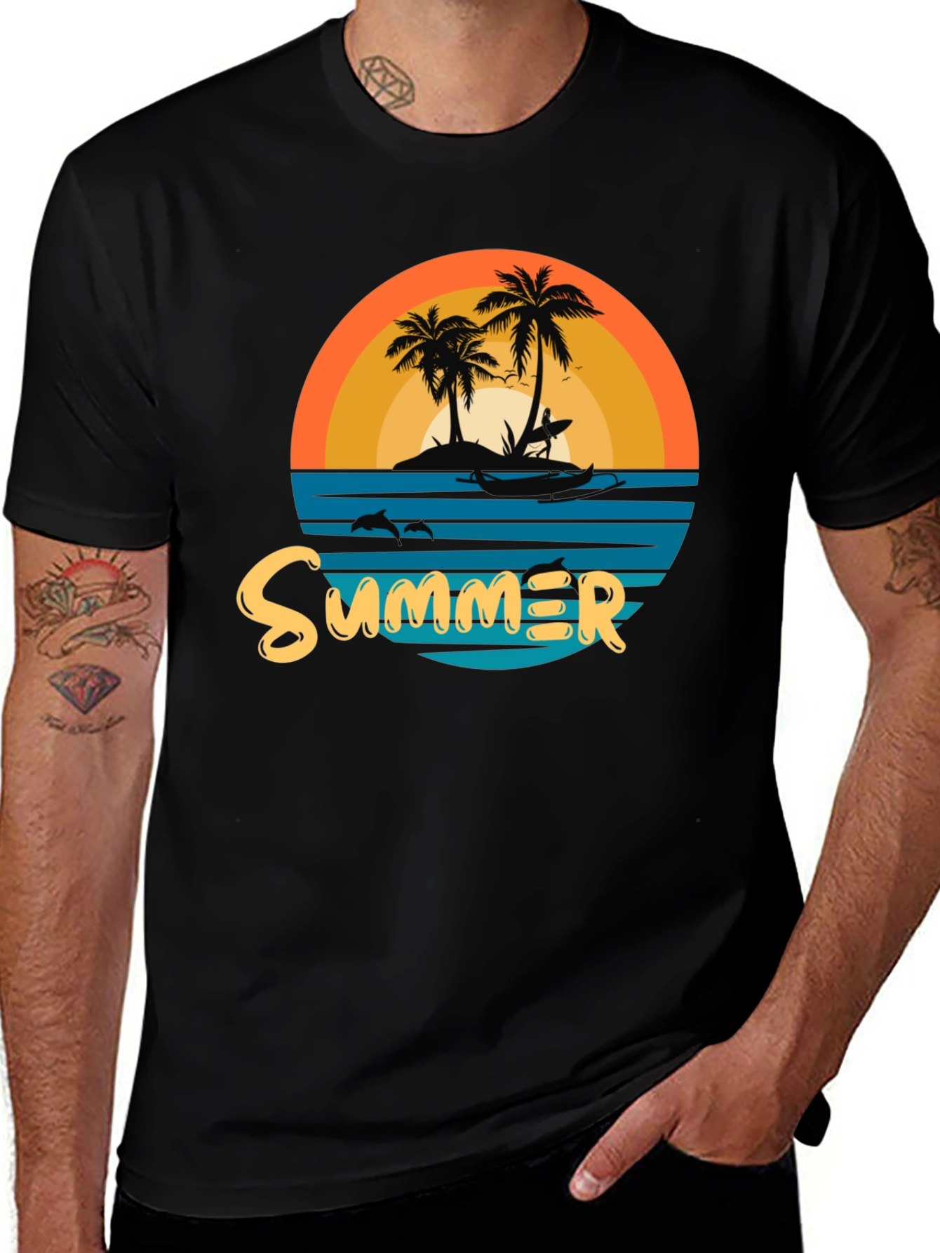 Summer Beach Sunset T-Shirt