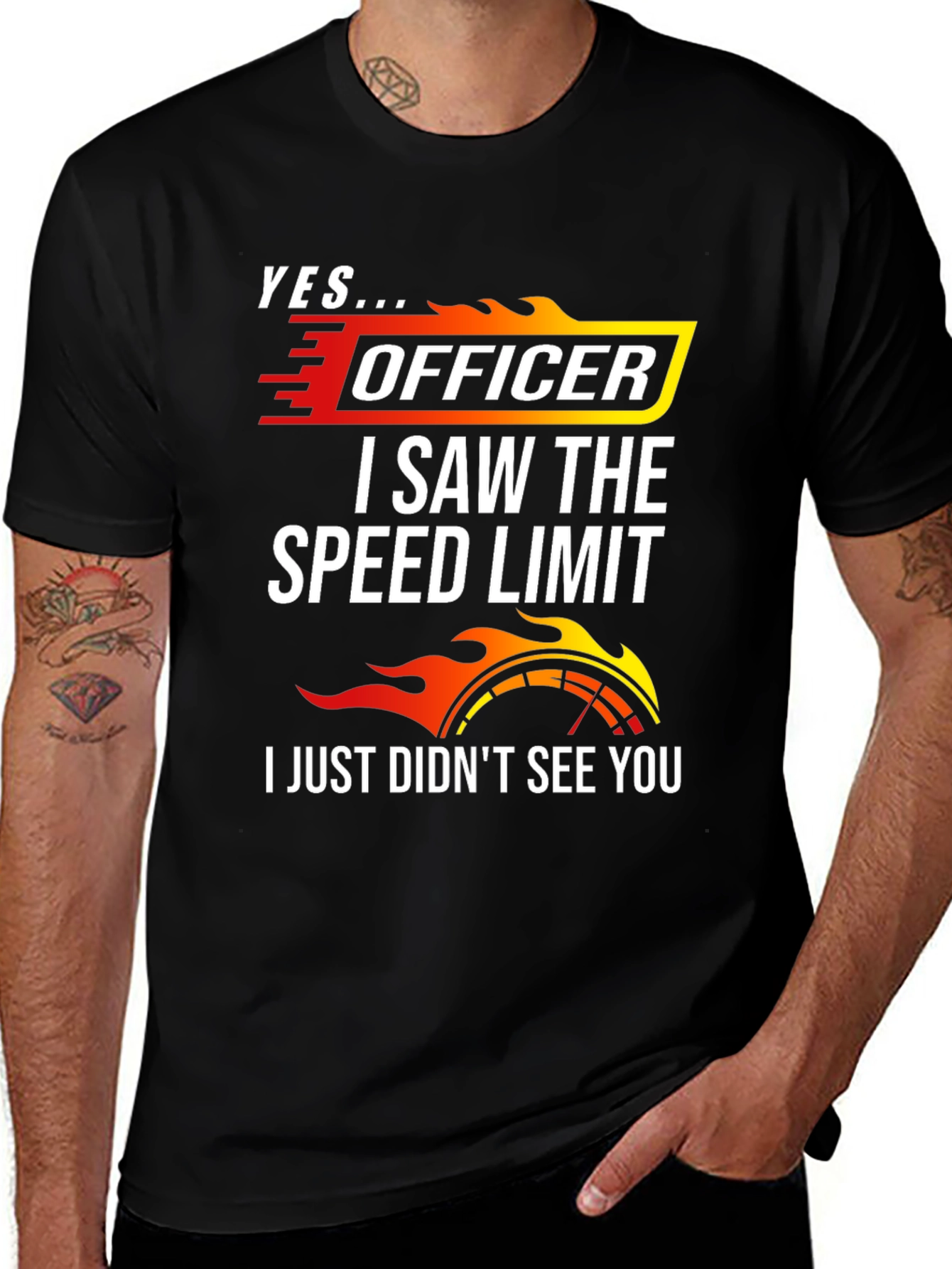 Variant 26 of Yes Officer Funny Car Enthusiast T-Shirt