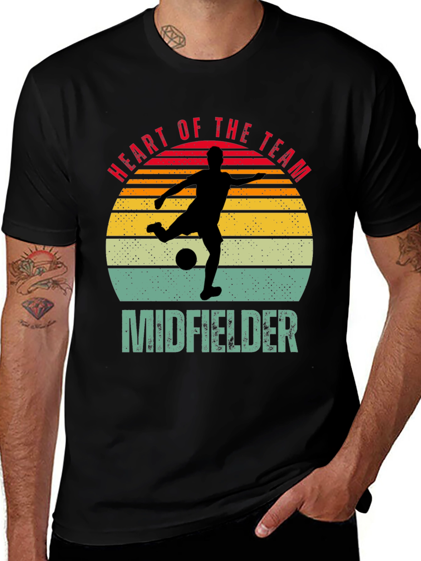 Variant 8 of Heart of the Team Midfielder Soccer T-Shirt