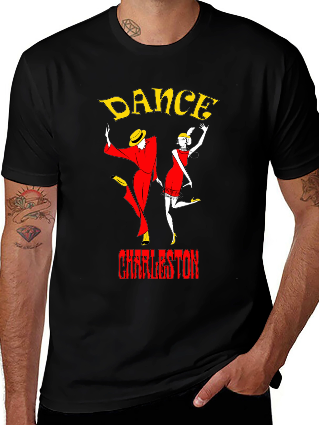 Variant 8 of Dance Charleston Graphic Tee - Retro Style